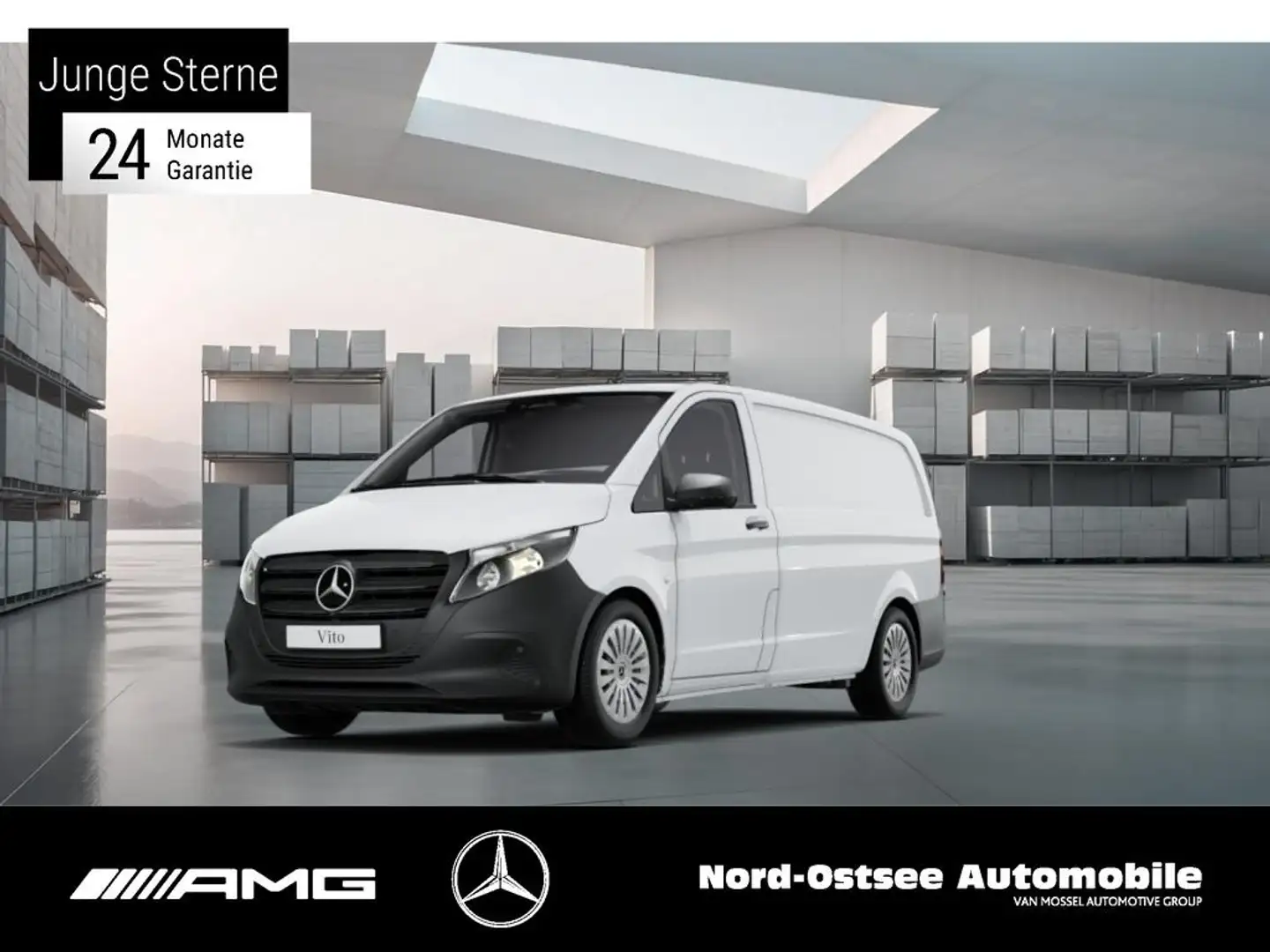 Mercedes-Benz Vito 116 MOPF AHK KAMERA NAVI MBUX TEMPO KLIMA Bianco - 1