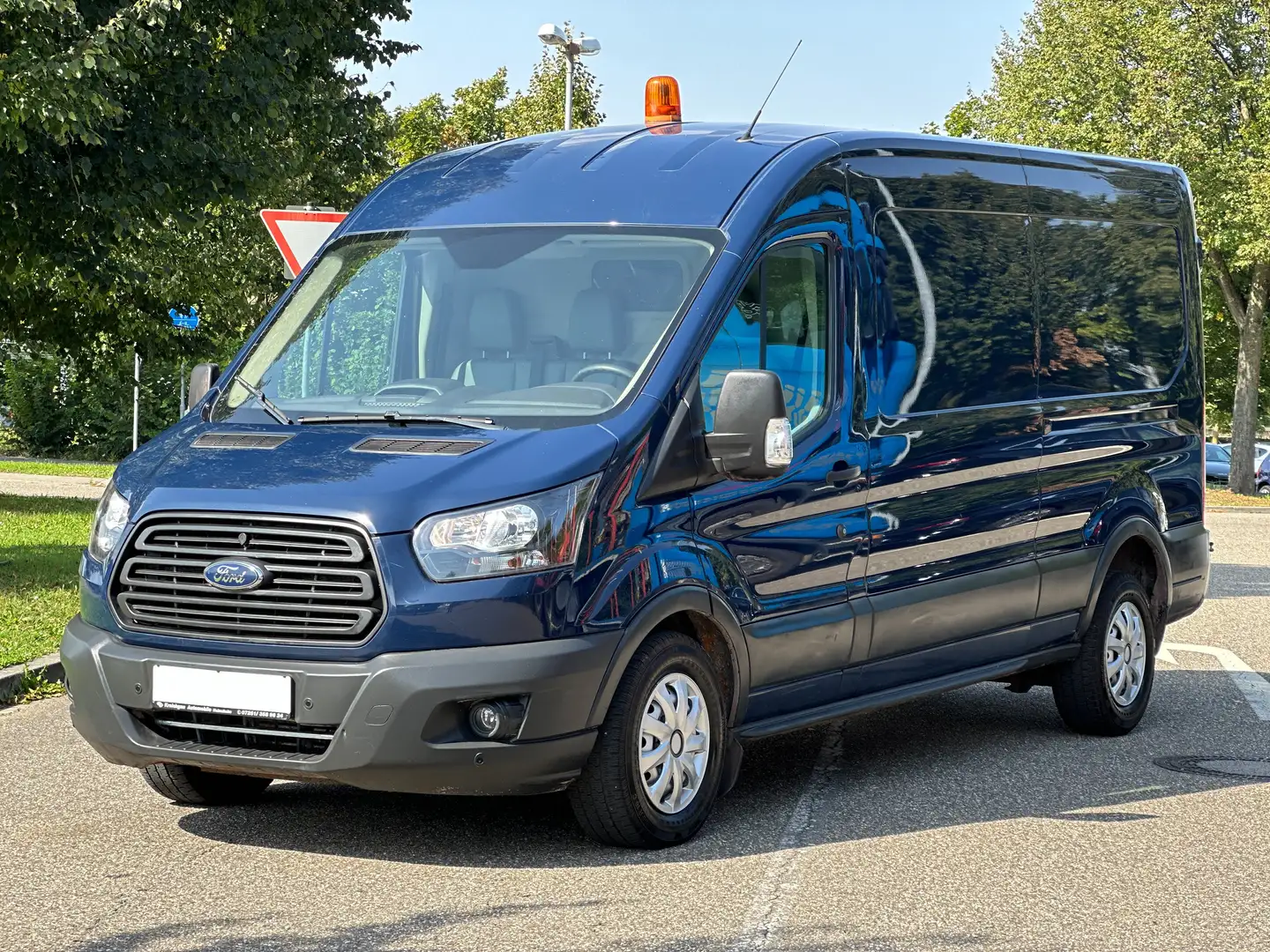 Ford Transit 2.0TCI 350 L3/H2*Parkpilot*Leder*org.56 TKm Blau - 1