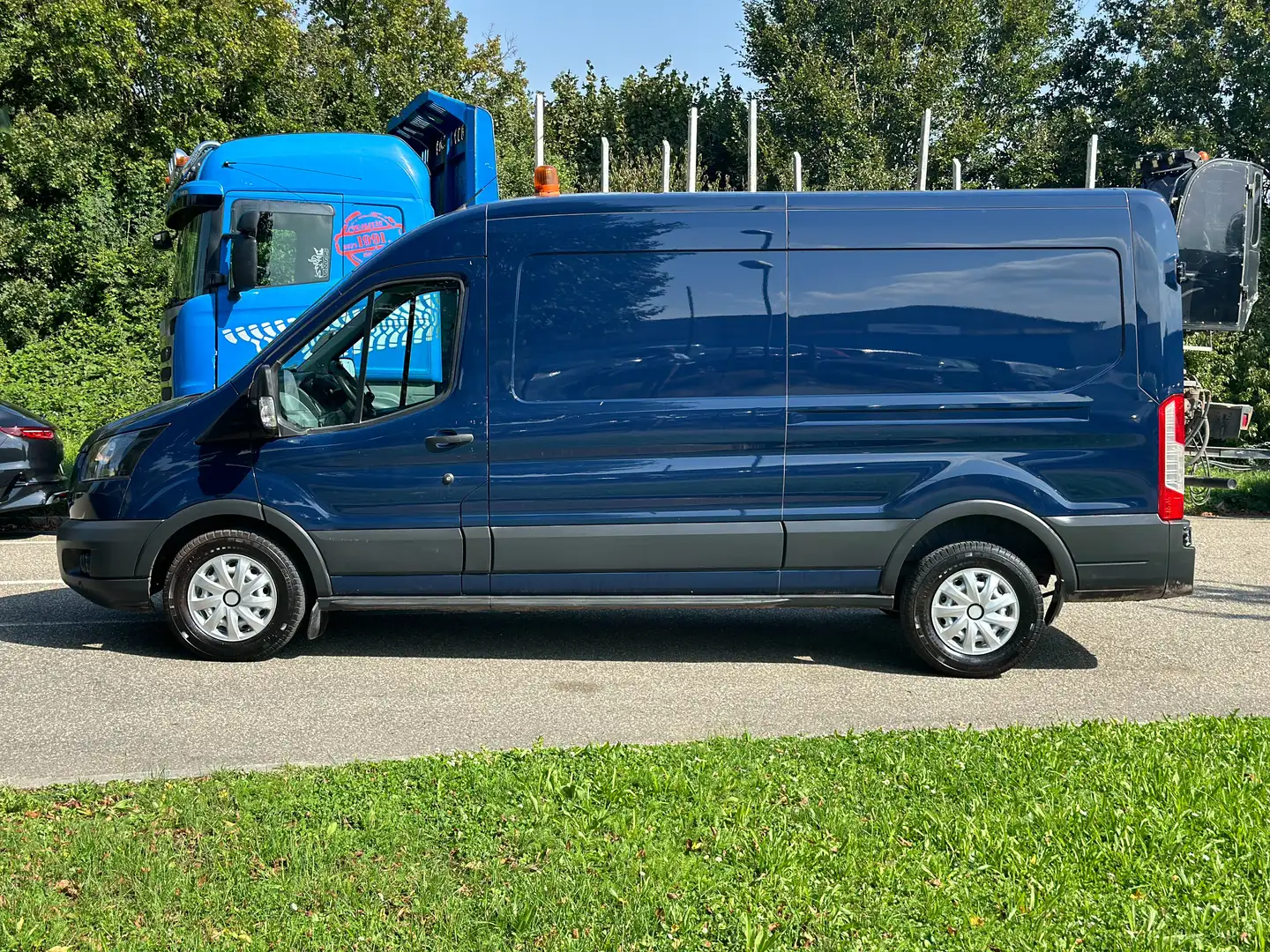 Ford Transit 2.0TCI 350 L3/H2*Parkpilot*Leder*org.56 TKm Blau - 2
