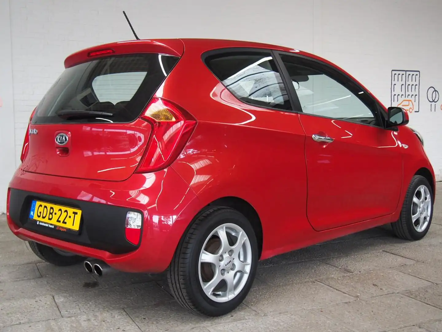 Kia Picanto 1.0 CVVT Comfort Pack (APK:Nieuw) Incl.Garantie Rojo - 2