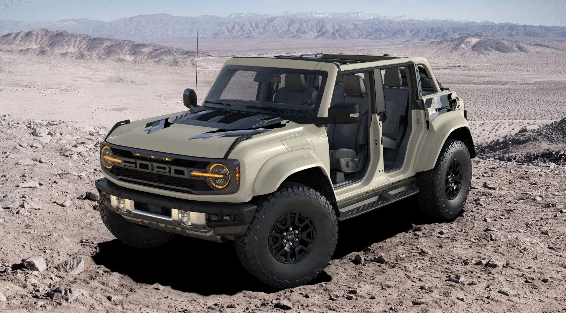 Ford Bronco 2025 Raptor € 103500 +61C RAPTOR CARBON FIBER Beige - 2