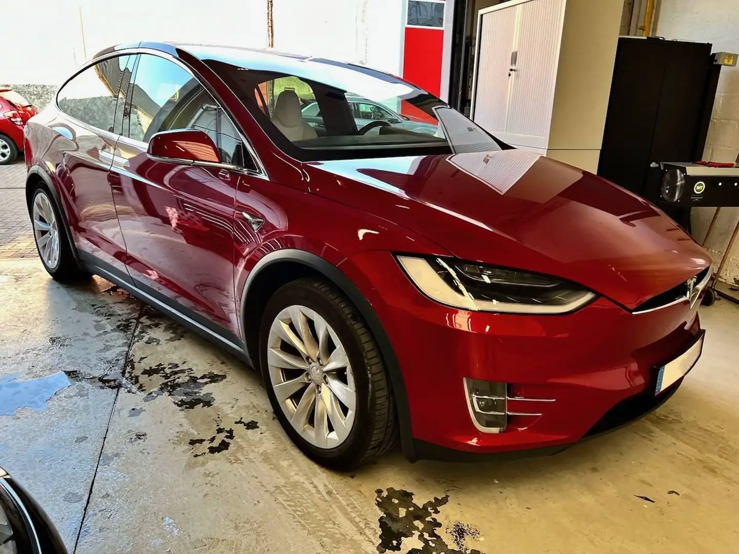 Tesla Model X 100D Dual Motor Rouge - 1