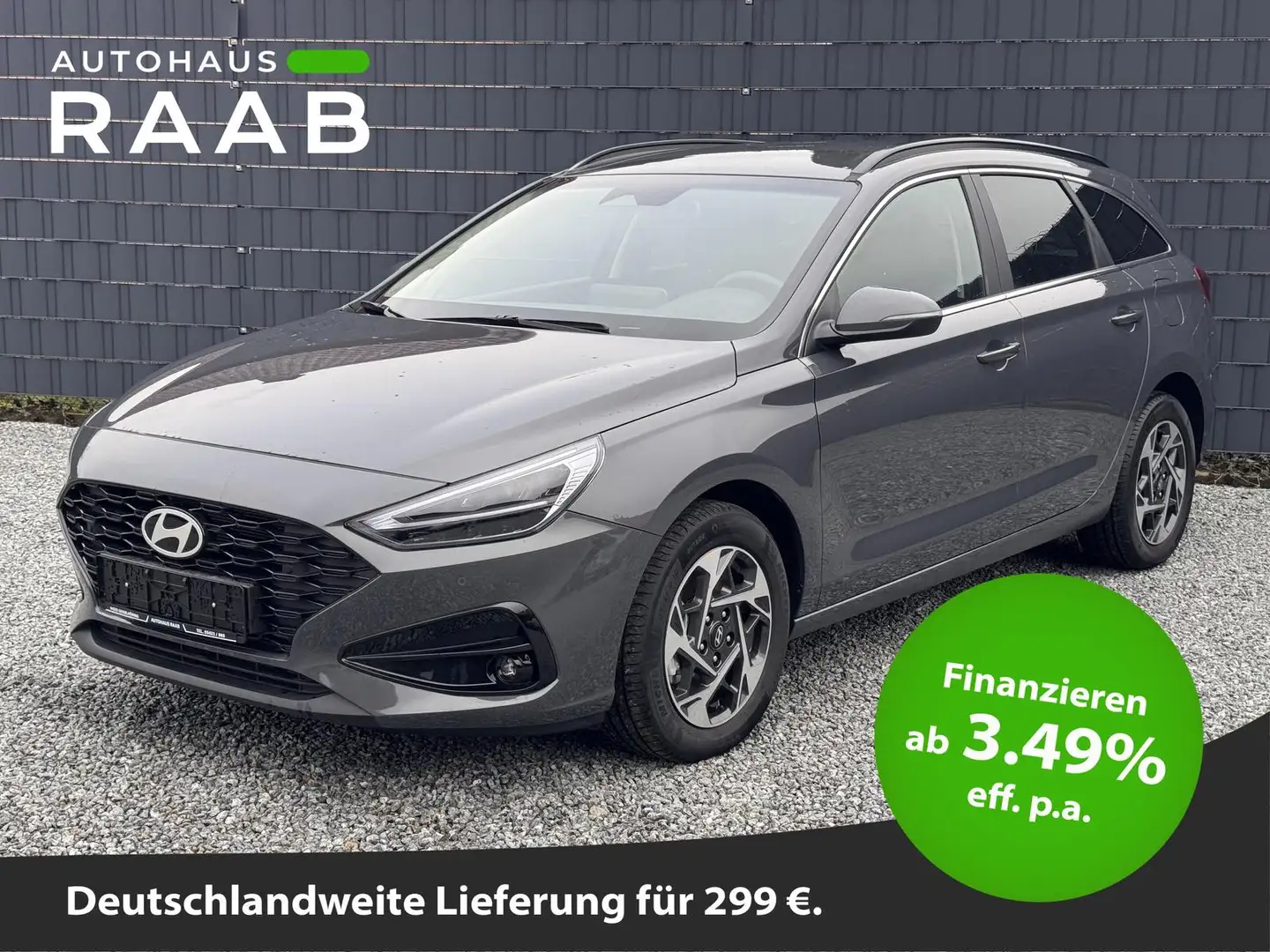 Hyundai i30 Kombi Family Sitzheizung Navi Rückfahrkamera PDC Grau - 1