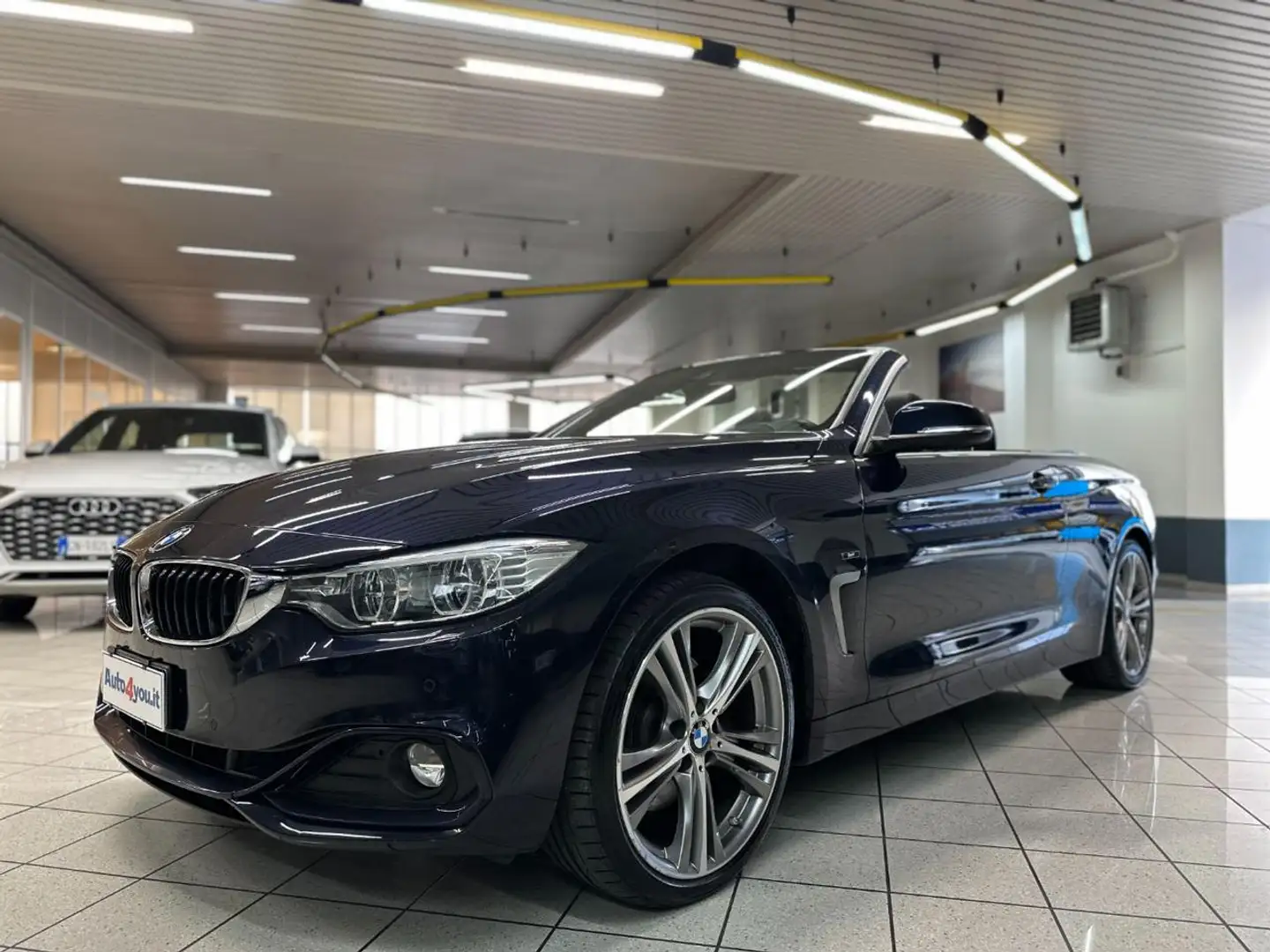 BMW 428 i AUTO xDrive Cabrio Sport Bleu - 2