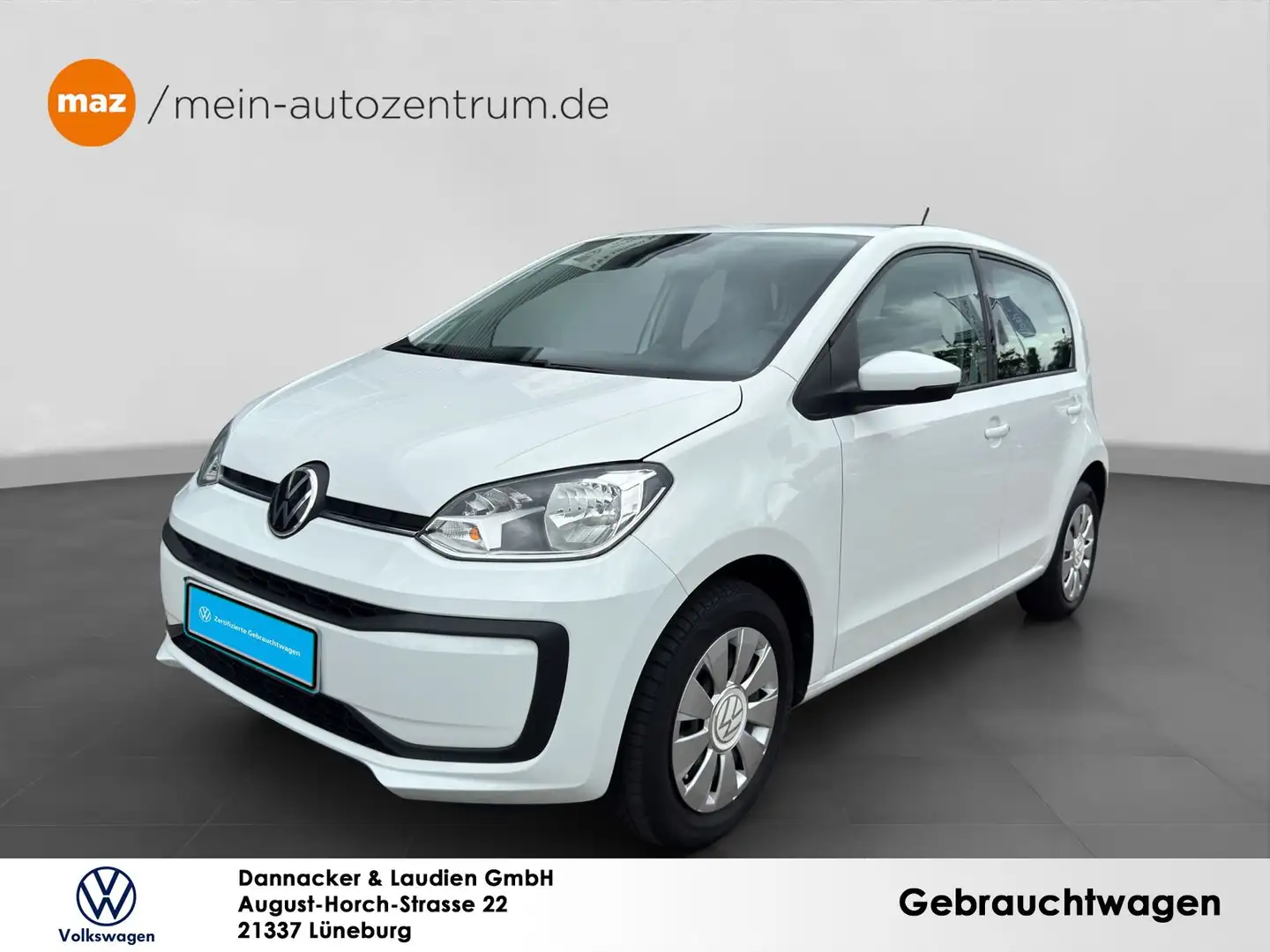 Volkswagen up! 1.0 4 Doors Maps+More Klima Comp.Phone Bluetoo Weiß - 1