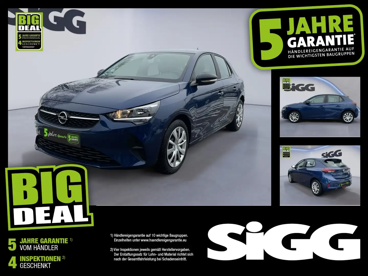 Opel Corsa 1.2 Rückfahrkamera, Sitzheizung, Klima Blau - 1