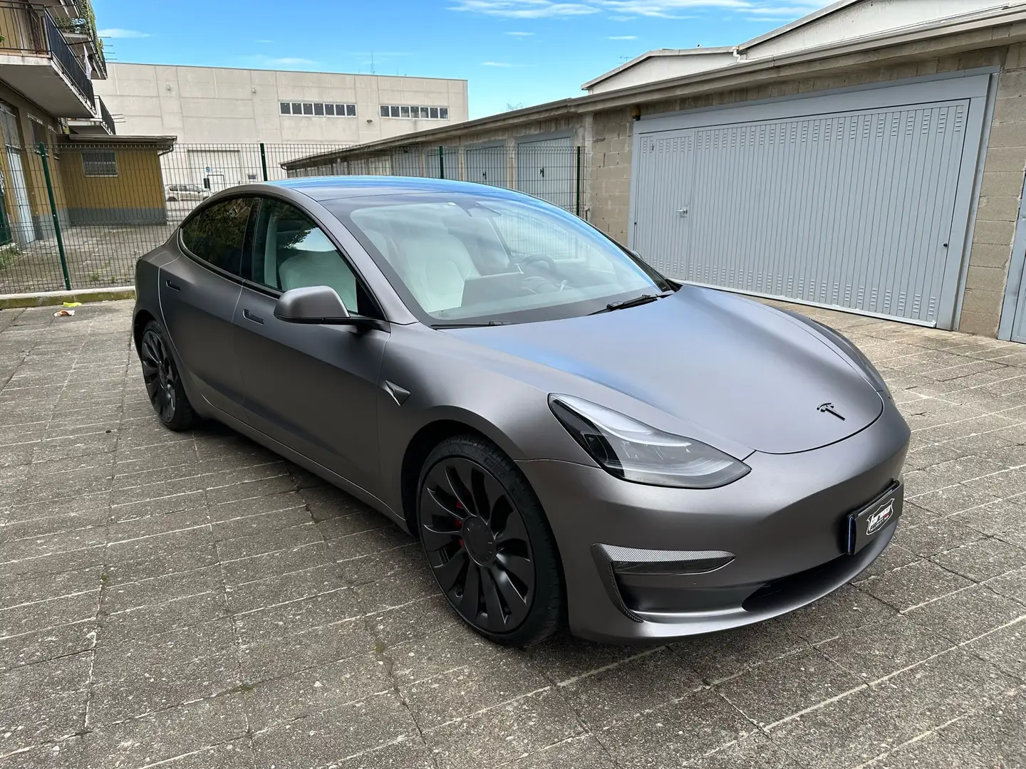 Tesla Model 3 Performance + FSD 7500€ Grigio - 2
