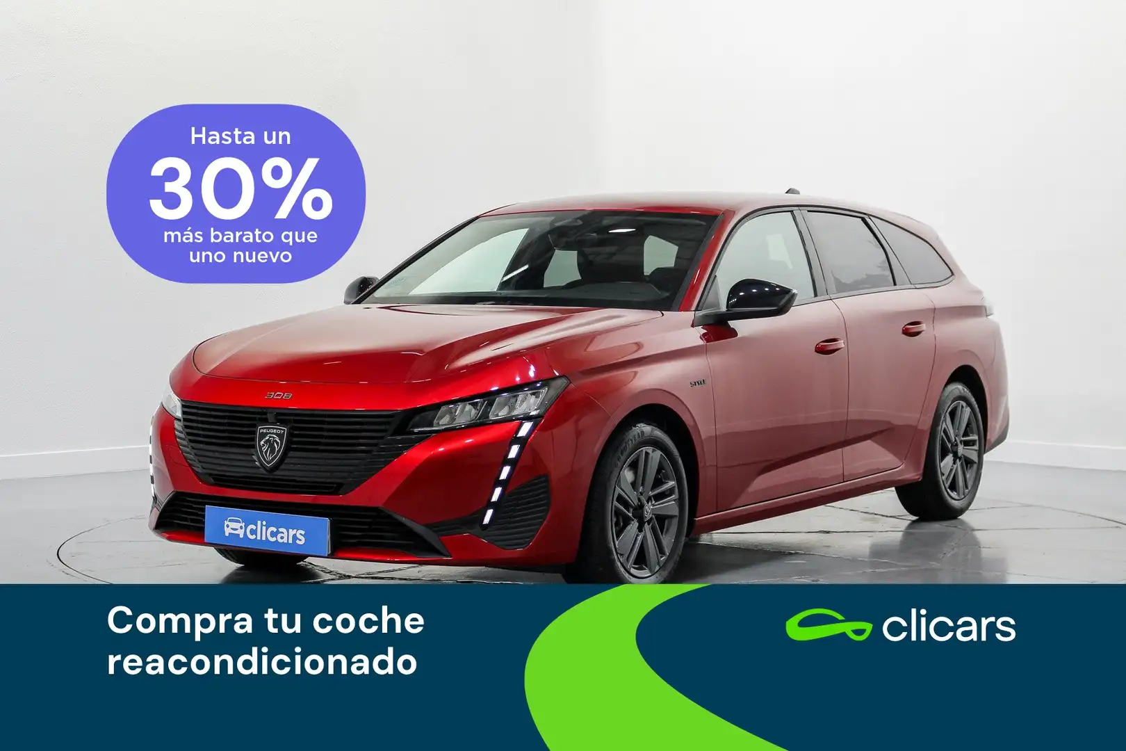 Peugeot 308 SW 1.2 PureTech S&S Style EAT8 130 Rojo - 1
