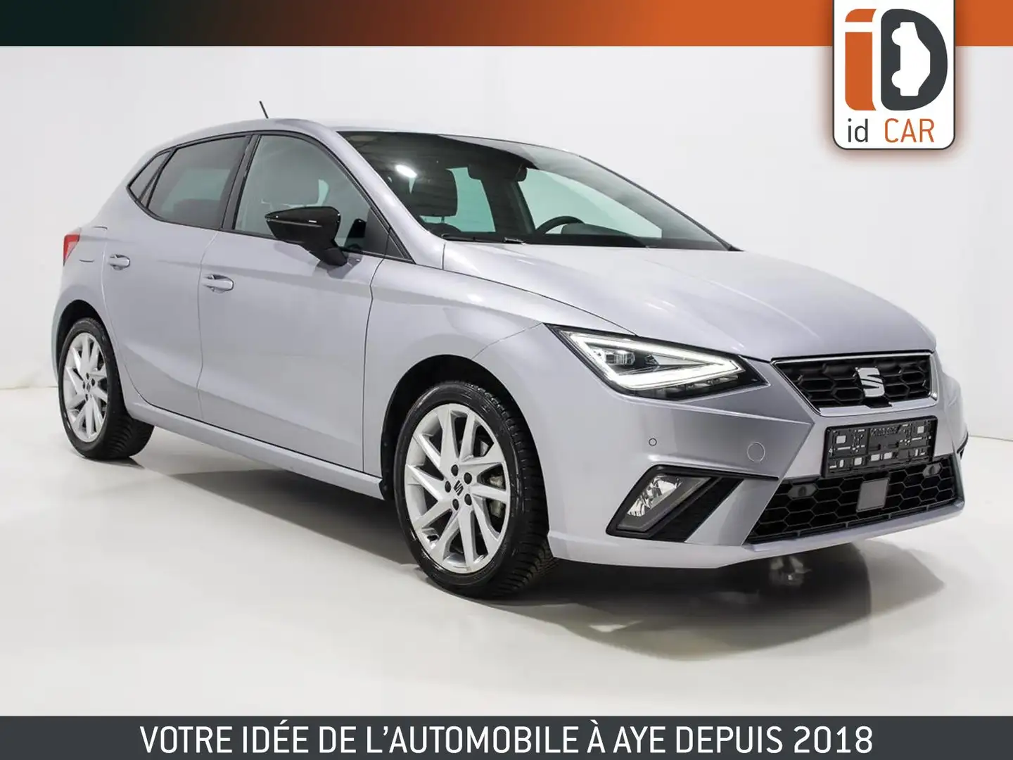 SEAT Ibiza FR 1.0 TSI 115 LED GPS REGU RADAR CARPLAY JA17 Argent - 1