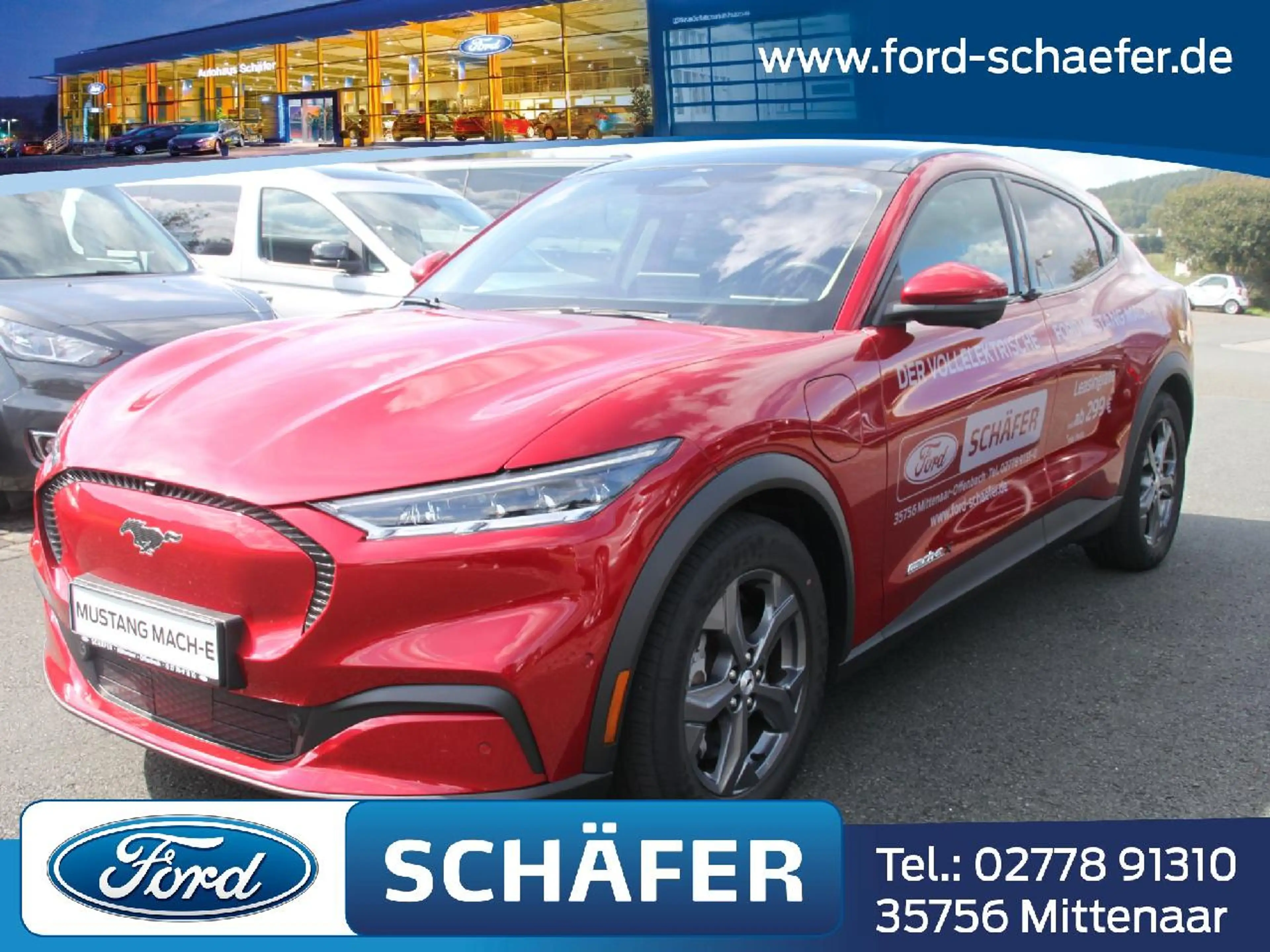 Ford Mustang Mach-E Premium+B&O+SHZ+LMF+NAVI+KLIMA+PANO+