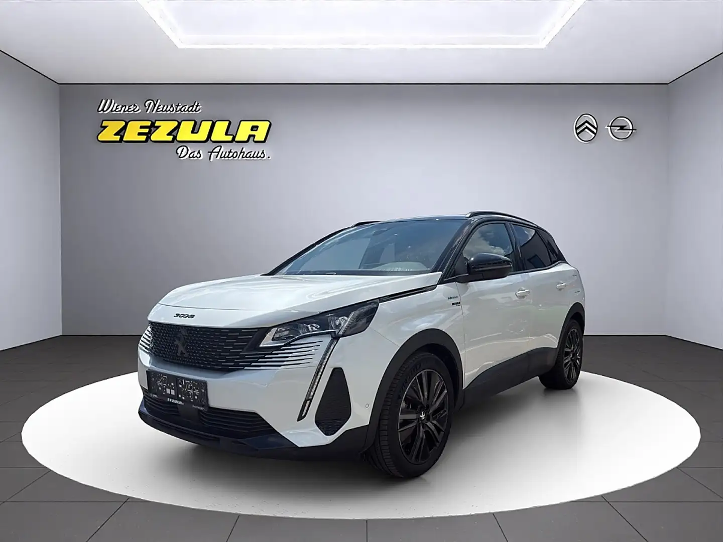 Peugeot 3008 Hybrid 225 e-EAT8 GT Aut. Weiß - 1