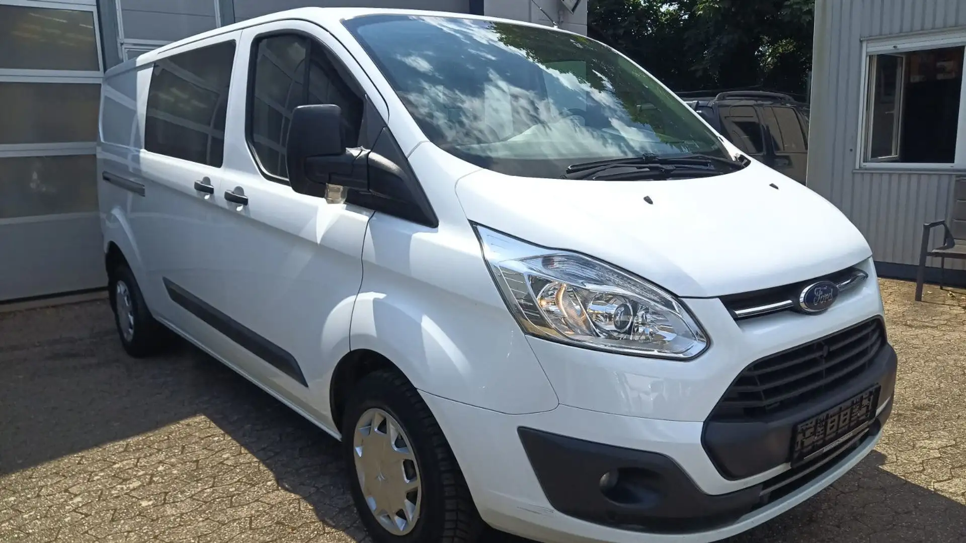 Ford Transit Custom Kasten 310 L2 Trend Doka/Navi/Cam Weiß - 2