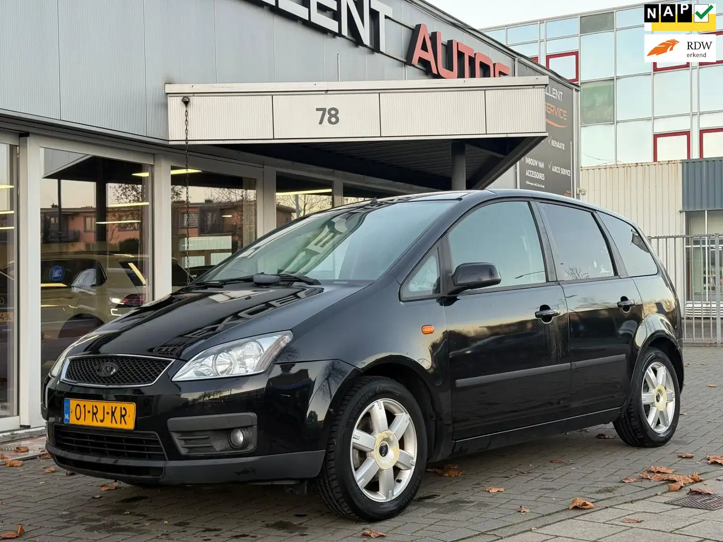 Ford Focus C-Max 1.8-16V Futura - Airco Schwarz - 1