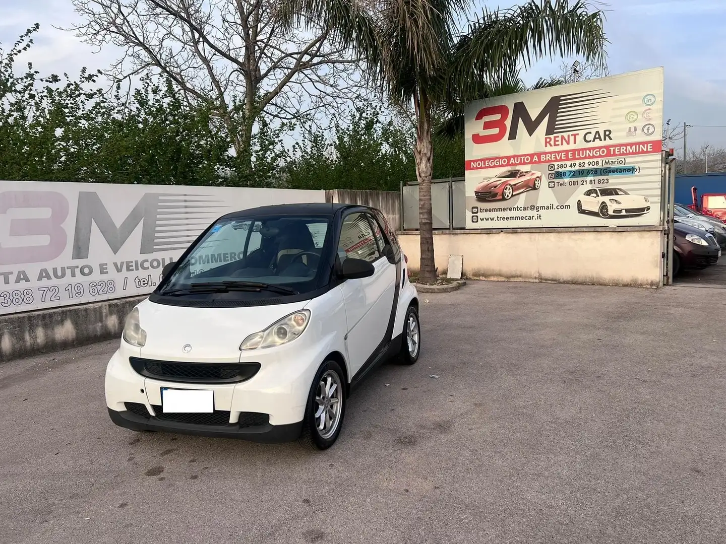smart forTwo Fortwo 1.0 mhd Passion 71cv Bianco - 1