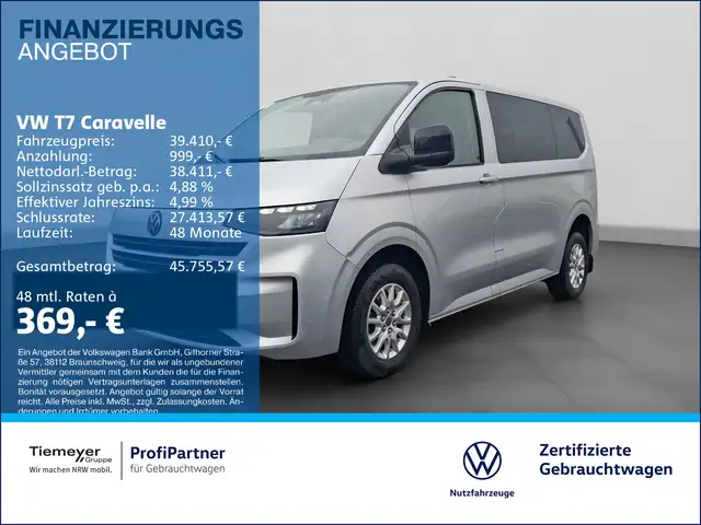 Volkswagen T7 Caravelle LIFE 9-SITZE ALLWETTER SITZH