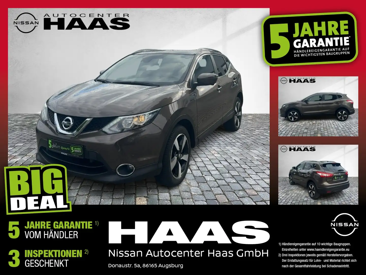 Nissan Qashqai 1.6 DIG-T N-Vision Braun - 1