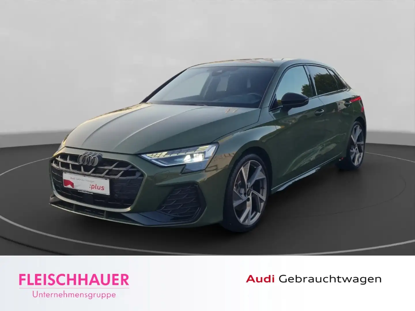 Audi A3 Sportback 35 TDI S line S-tronic HUD+NAVI+LED+SOUN Grün - 1