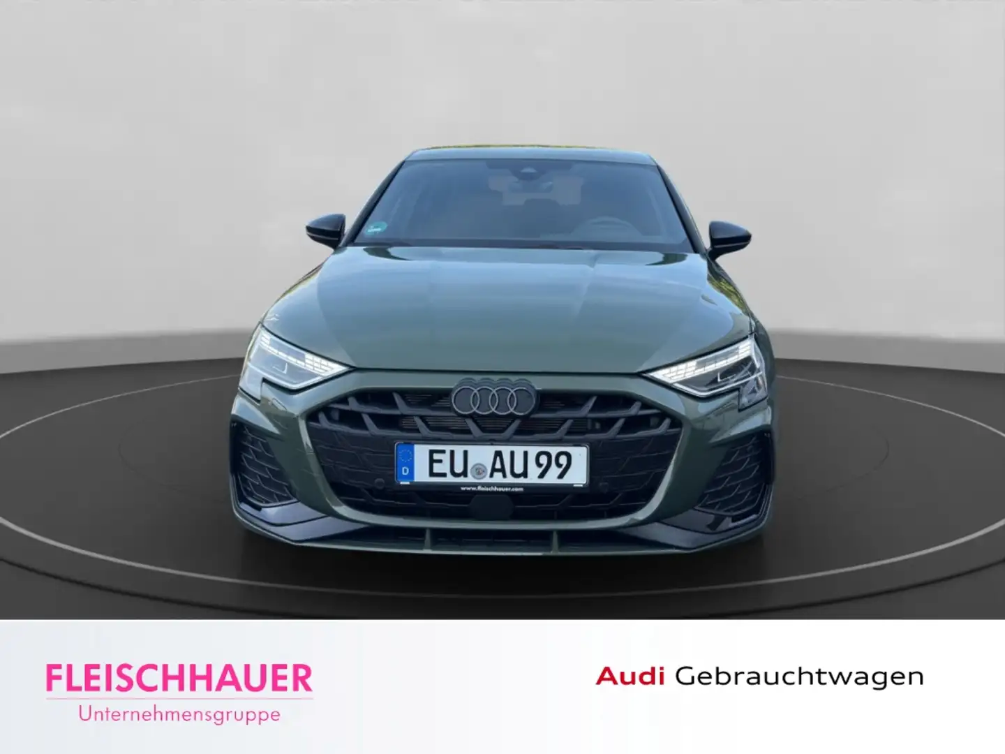 Audi A3 Sportback 35 TDI S line S-tronic HUD+NAVI+LED+SOUN Grün - 2