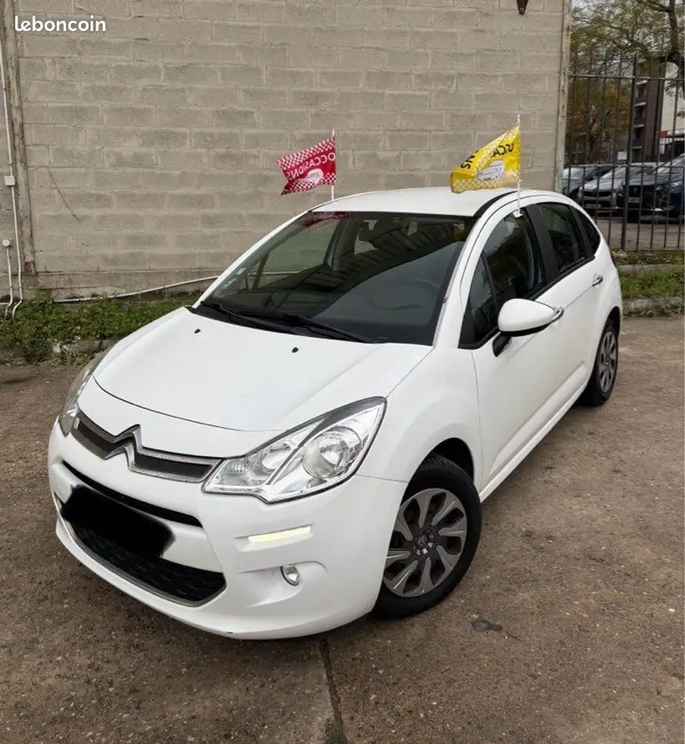 Citroen C3 Citroën II 1.6 e-HDi 90CV Année 06-2013 113.000KM Certifié Garantie 12 Mois Weiß - 2