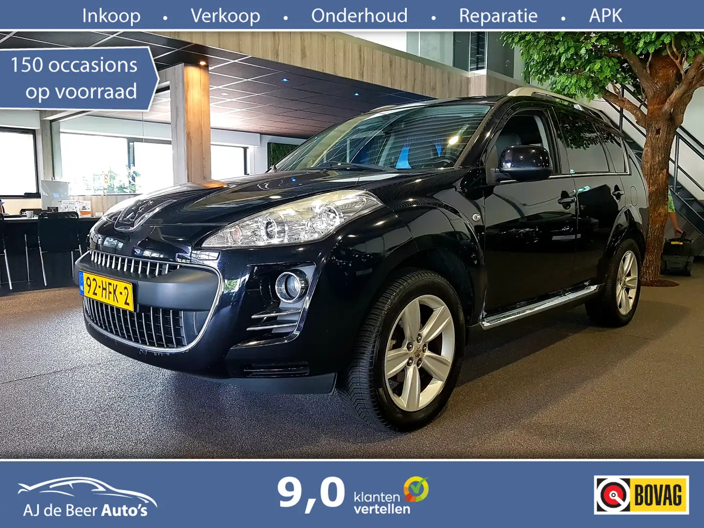 Peugeot 4007 2.4 GT 4WD 7pers. Volleder | Navigatie | Xenon | C Schwarz - 1