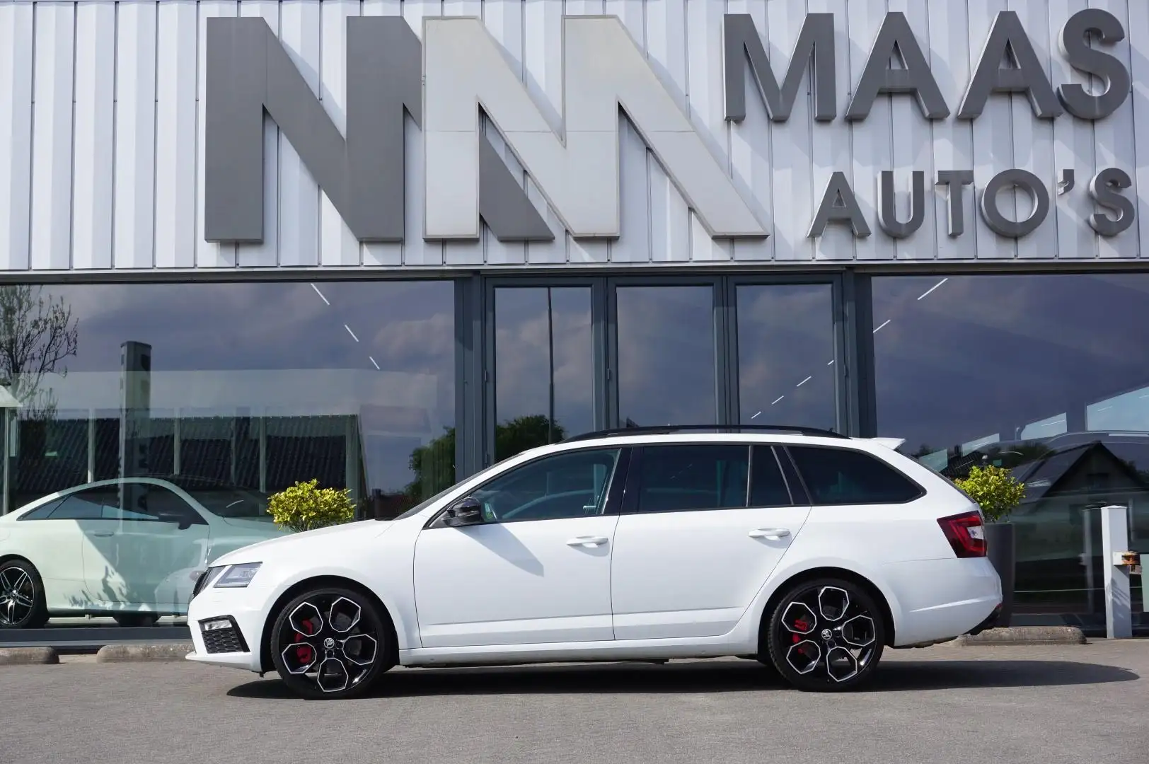 Skoda Octavia Combi 2.0 TSI RS 245 PANORAMADAK Blanco - 2
