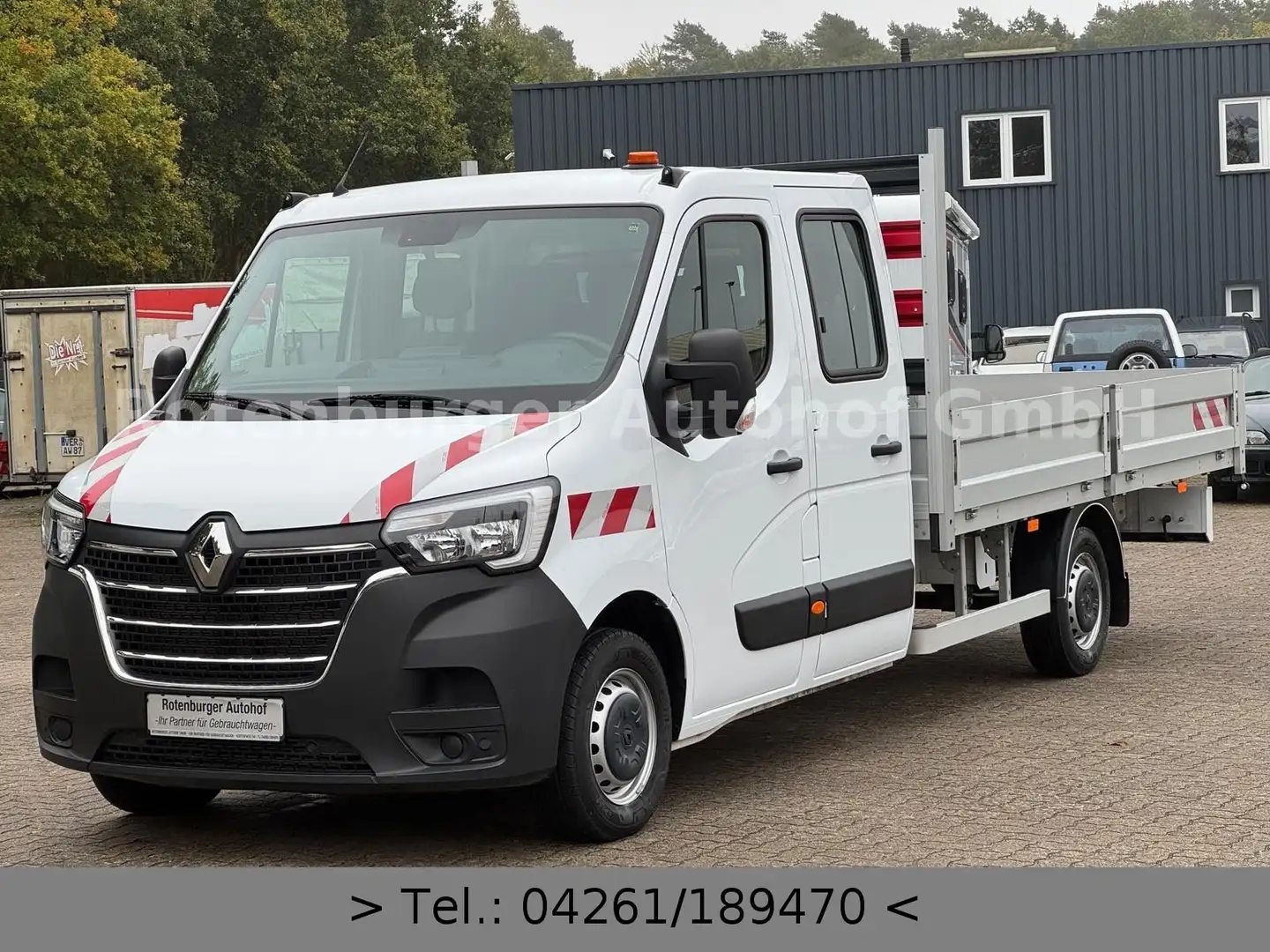 Renault Master 2.3 DCI*DOKA*PRITSCHE*L4*EXTRALANG*3,5T* Weiß - 1