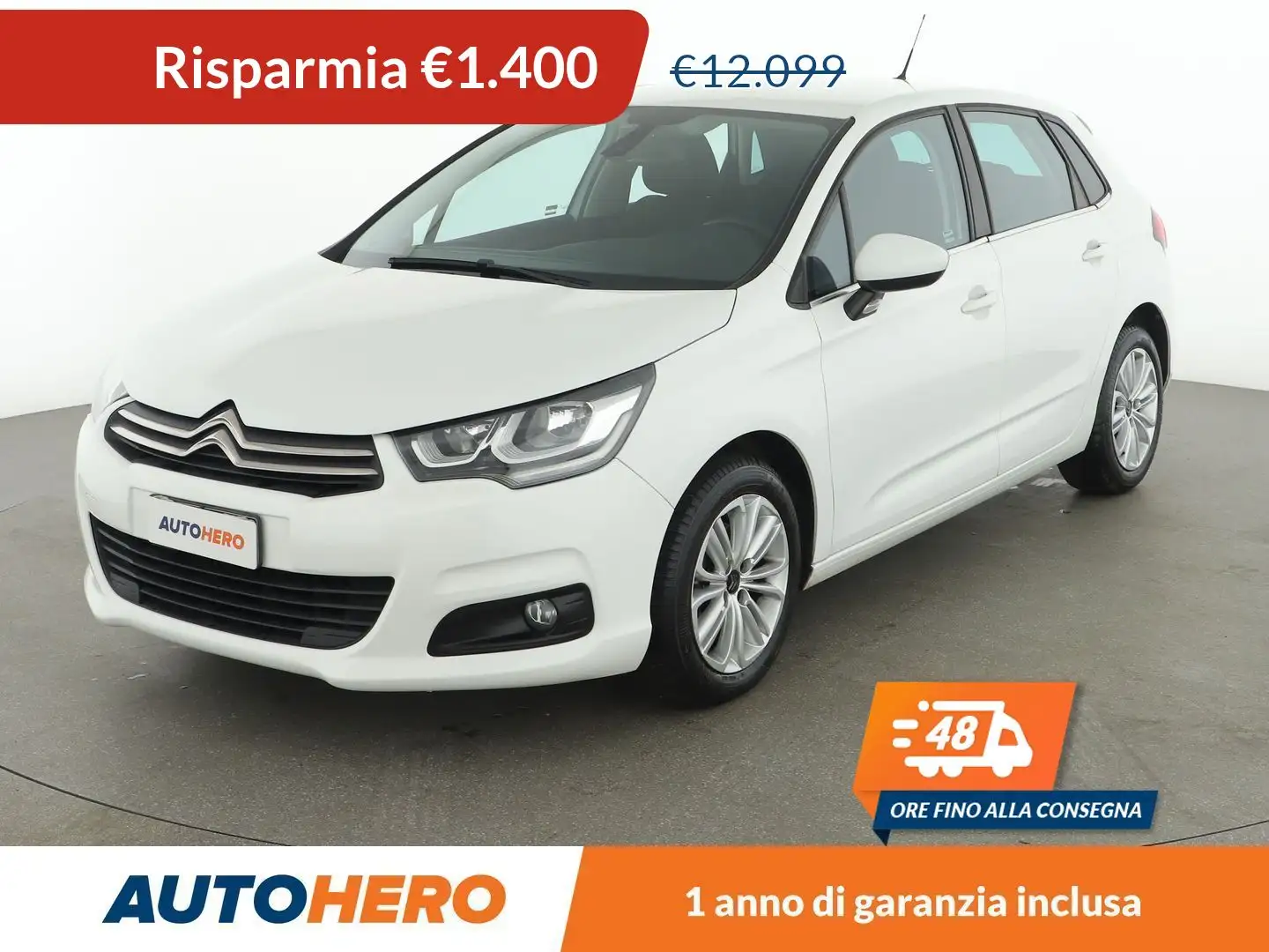 Citroen C4 1.6 Blue-HDi Feel Bianco - 1