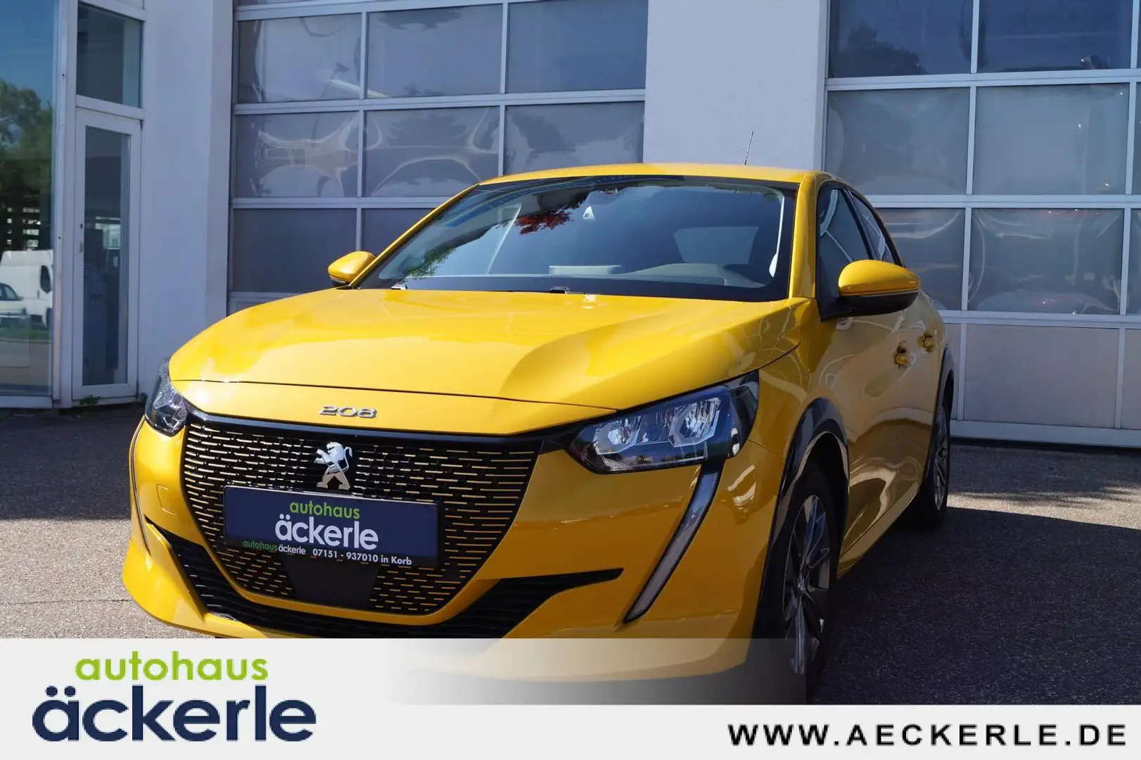 Peugeot 208 e-208 Allure Elektro I Batteriezertifikat I Sitzhe Żółty - 1