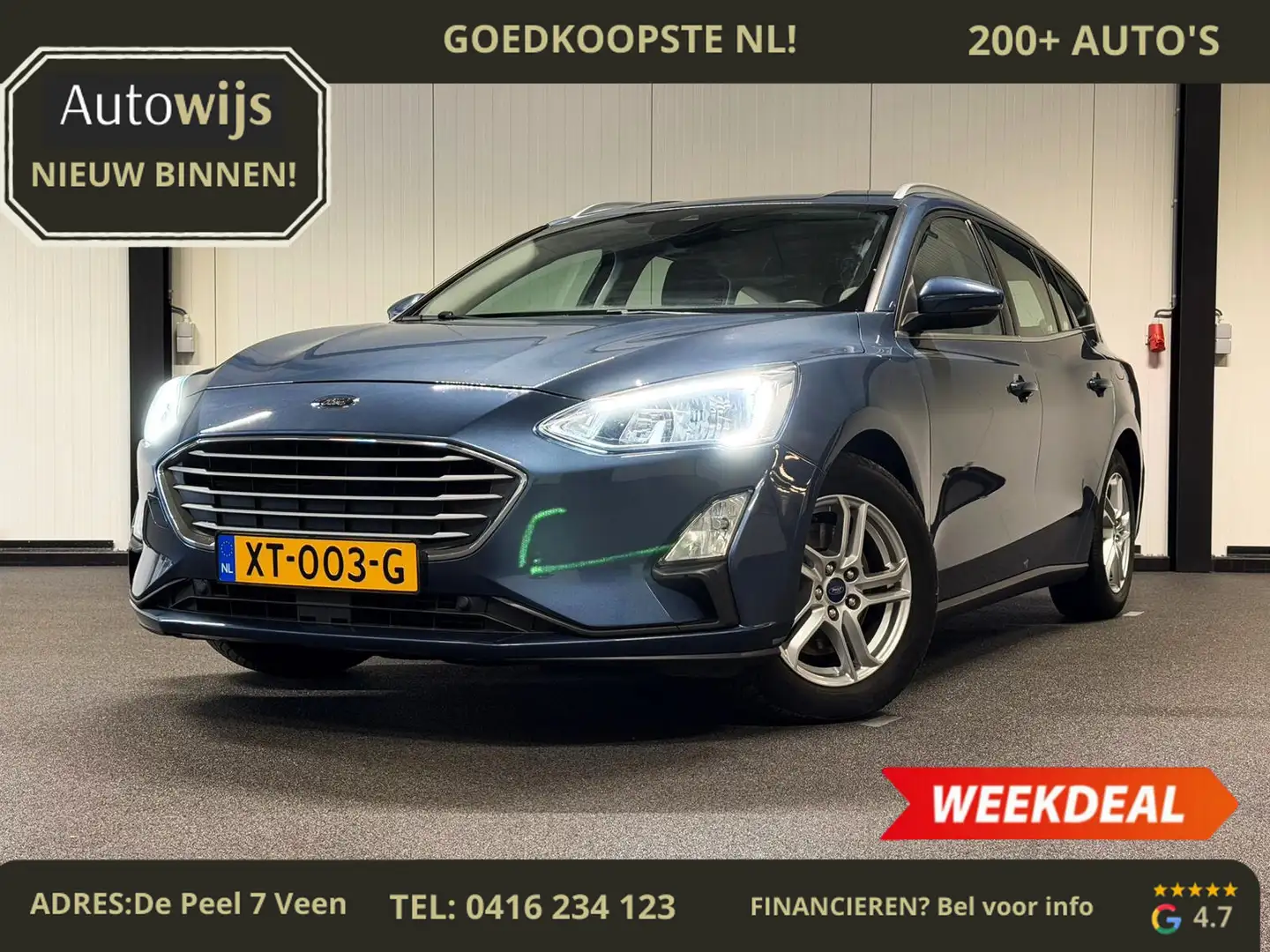 Ford Focus Wagon 1.0 EcoBoost Trend Edition Business|NAVI|NL Blau - 1