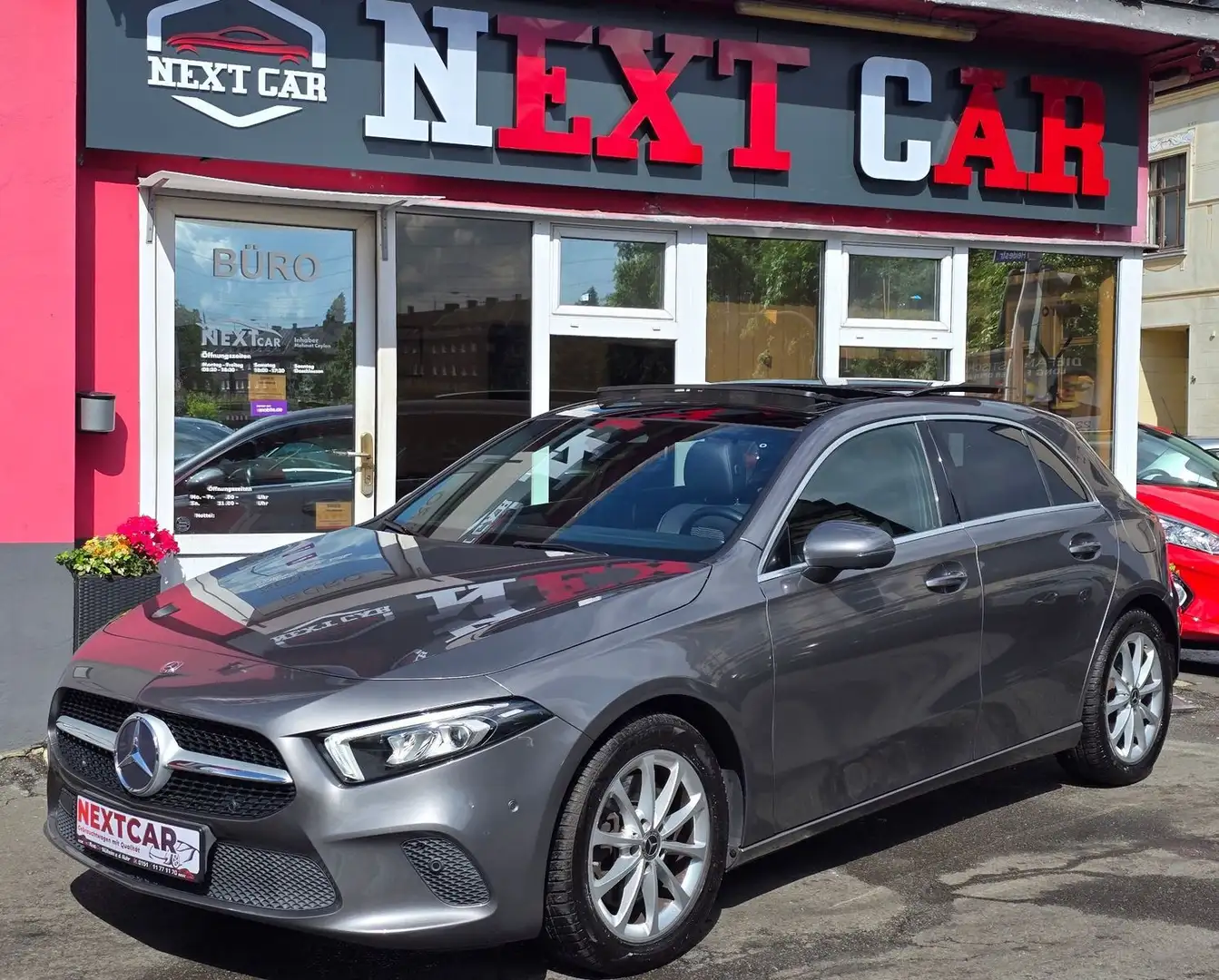 Mercedes-Benz A 250 Progressive|7G-DCT|Pano|360°|Leder| Argintiu - 2