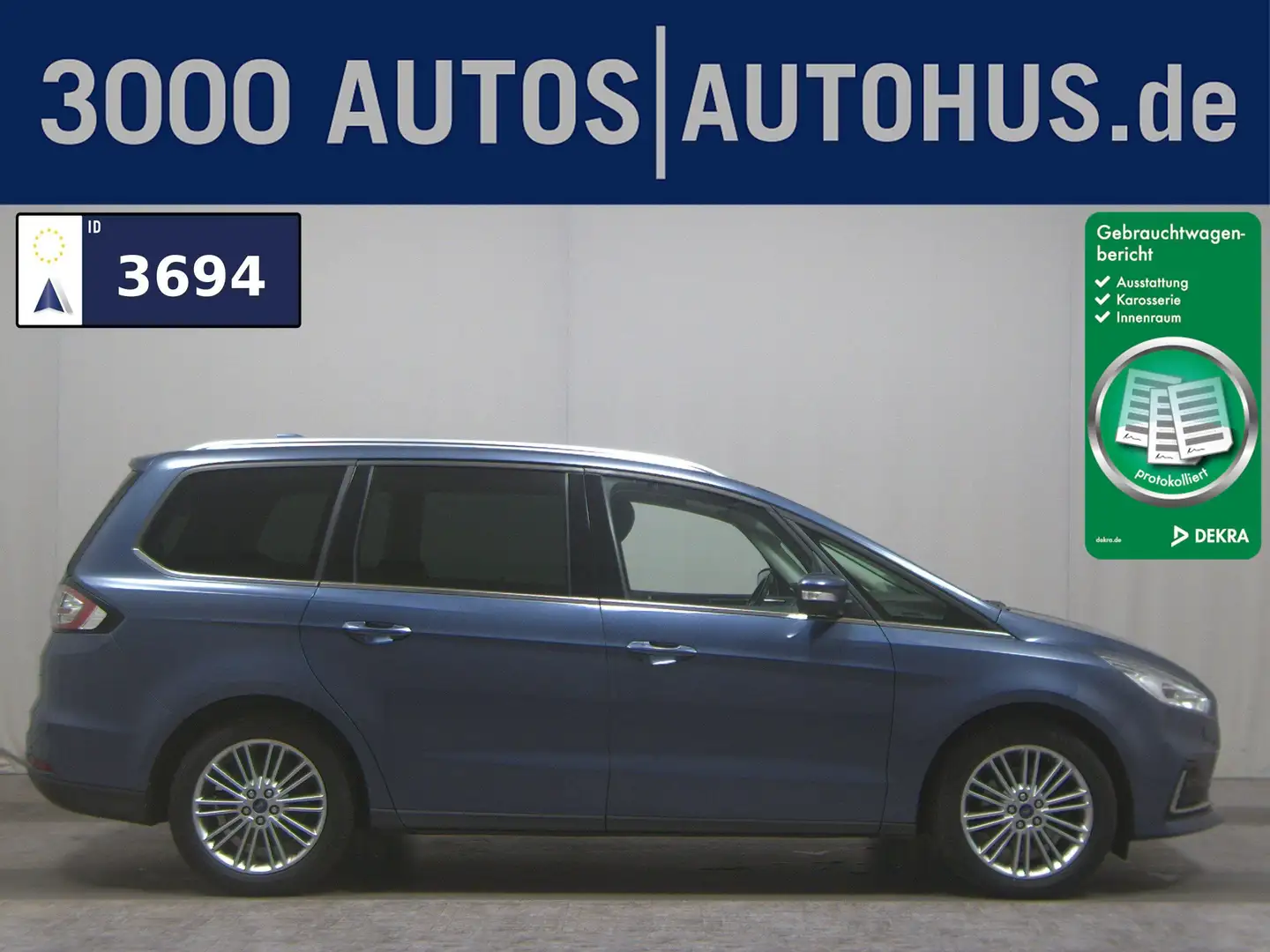 Ford Galaxy 2.0 EB Titanium 7-Sitze -Getriebeschaden- Blau - 1