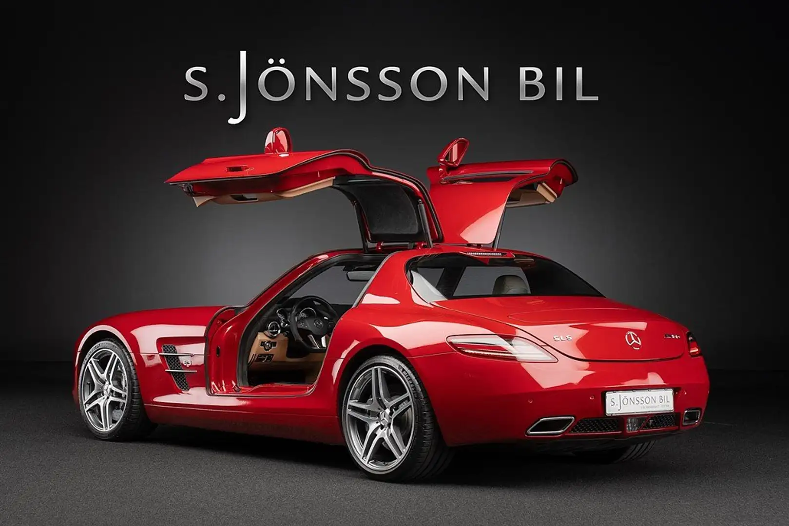 Mercedes-Benz SLS AMG 6.2 V8 Coupé 571 ch Rouge - 2