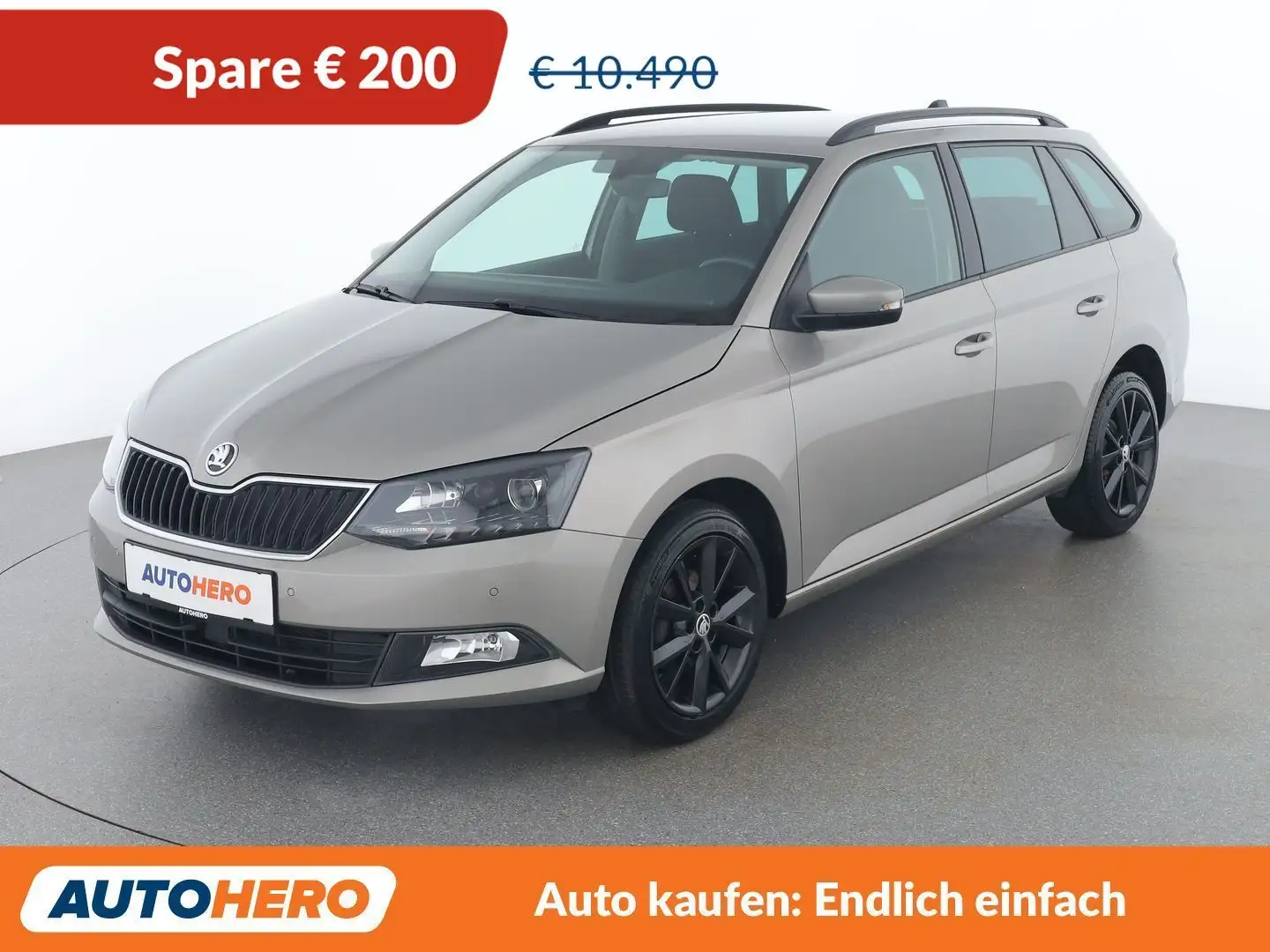 Skoda Fabia 1.0 TSI Style *PDC*ACC*SHZ*CAM*KLIMA* Beige - 1