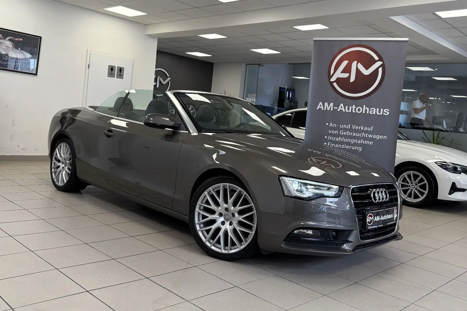Audi A5 Cabriolet 2.0TDI *S-Line 19"*KeylGO*BiXen*ACC Grau - 1