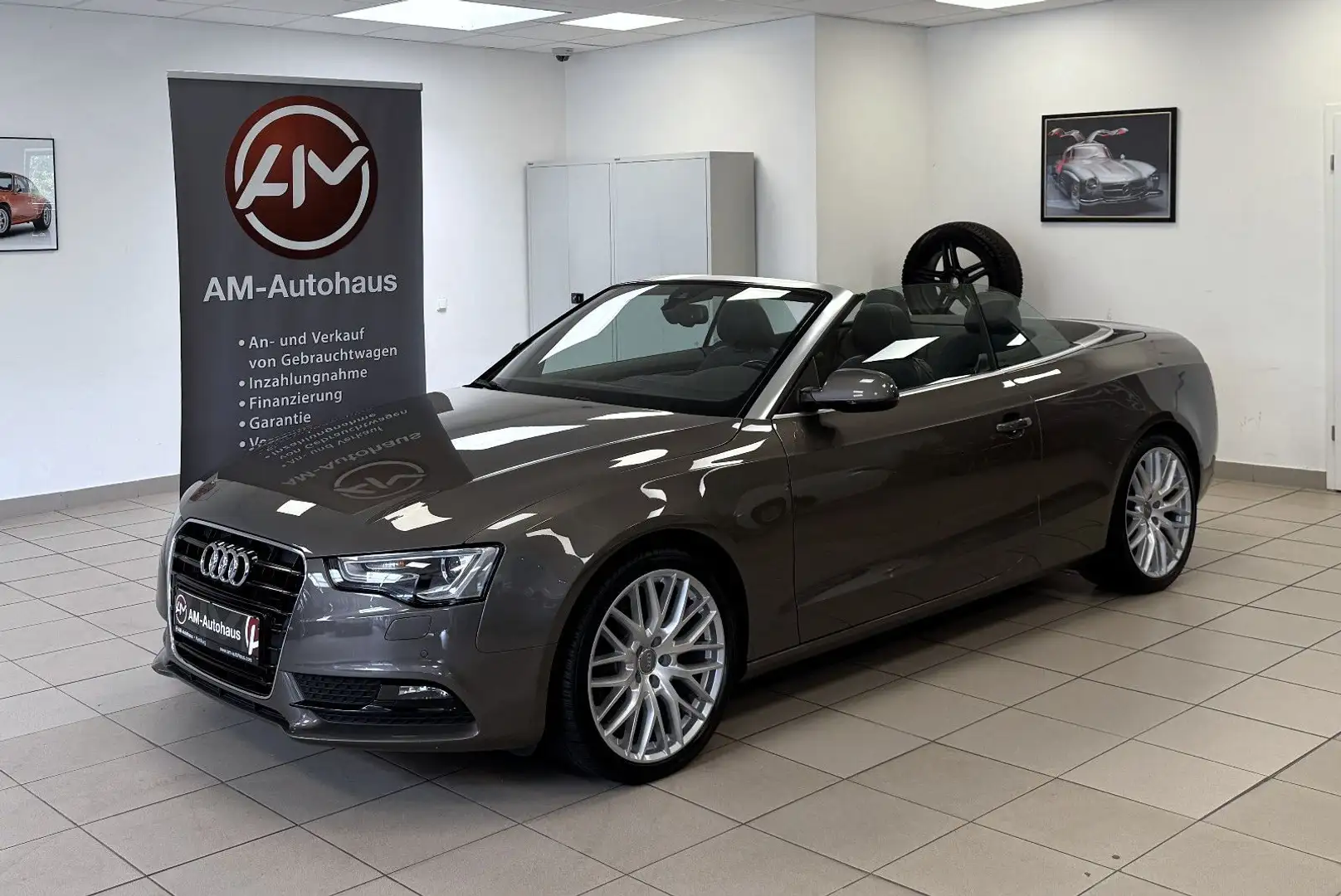 Audi A5 Cabriolet 2.0TDI *S-Line 19"*KeylGO*BiXen*ACC Grau - 2