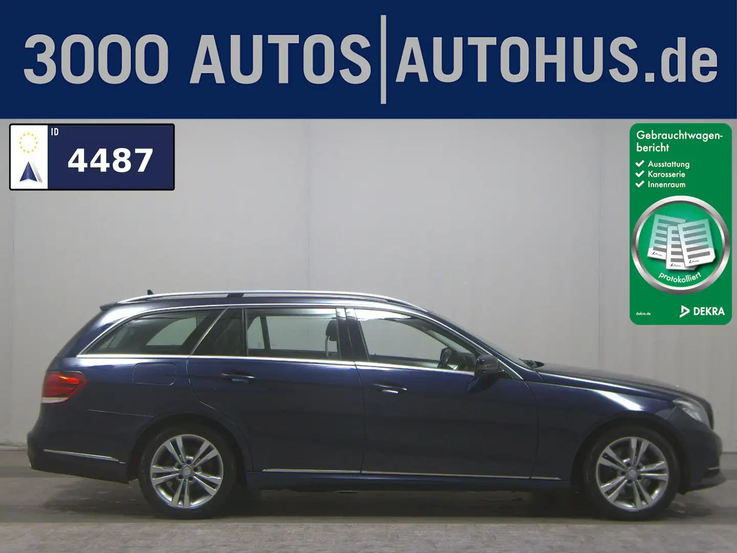 Mercedes-Benz E 250 T CDI Avantgarde Leder Navi LED AHK H-K Blau - 1