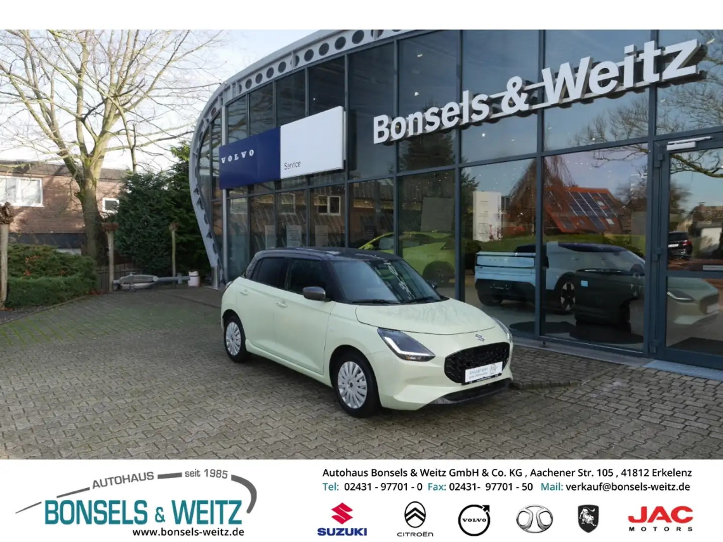 Suzuki Swift 1.2 Dualjet COMFORT HYBRID Navi LED DAB SHZ Keyles Jaune - 1