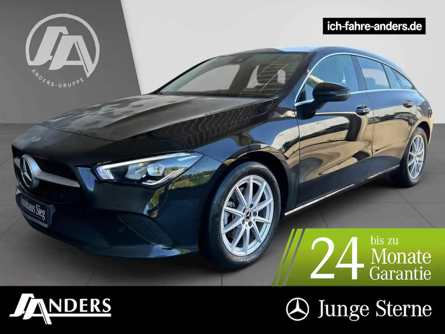 Mercedes-Benz CLA 200 d SB MBUX+AHK+SHZ+LED+Kam+Apple+Tempomat Schwarz - 1