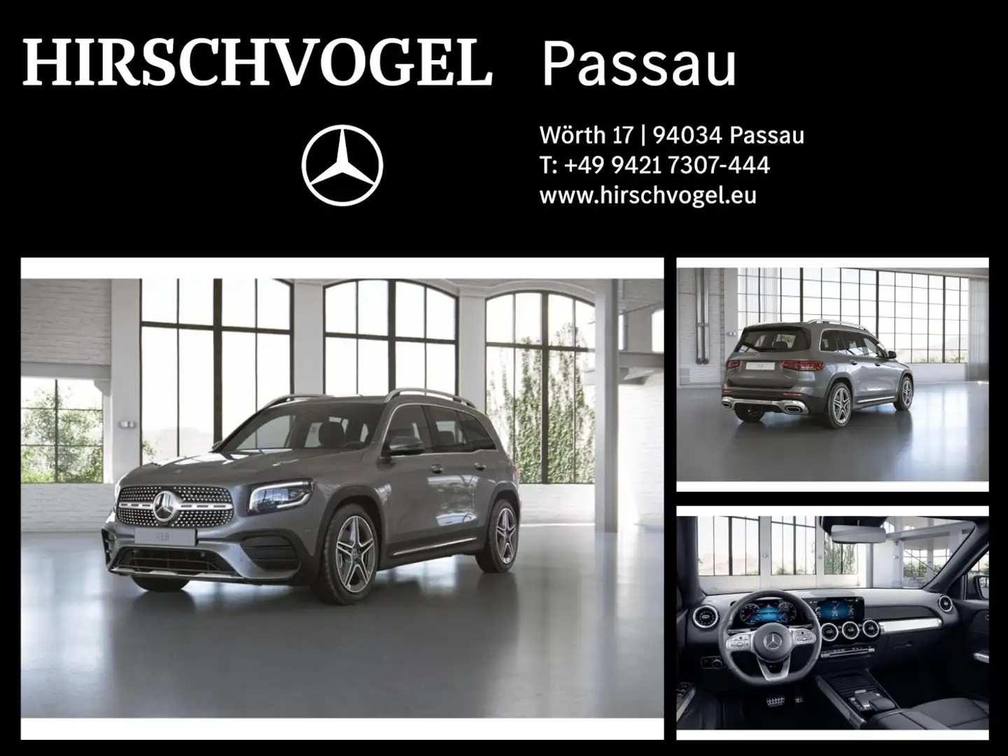 Mercedes-Benz GLB 220 d 4M AMG-Line+MULTIBEAM+MBUX+Navi-P.+Kam Grau - 1