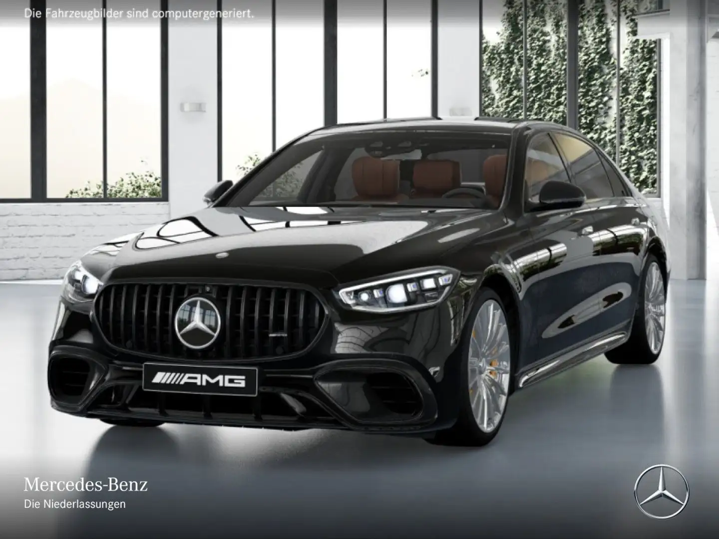 Mercedes-Benz S 63 AMG S 63 E PANO+DIGITAL-L+BURMESTER3D+FAHRASS+TV Schwarz - 2