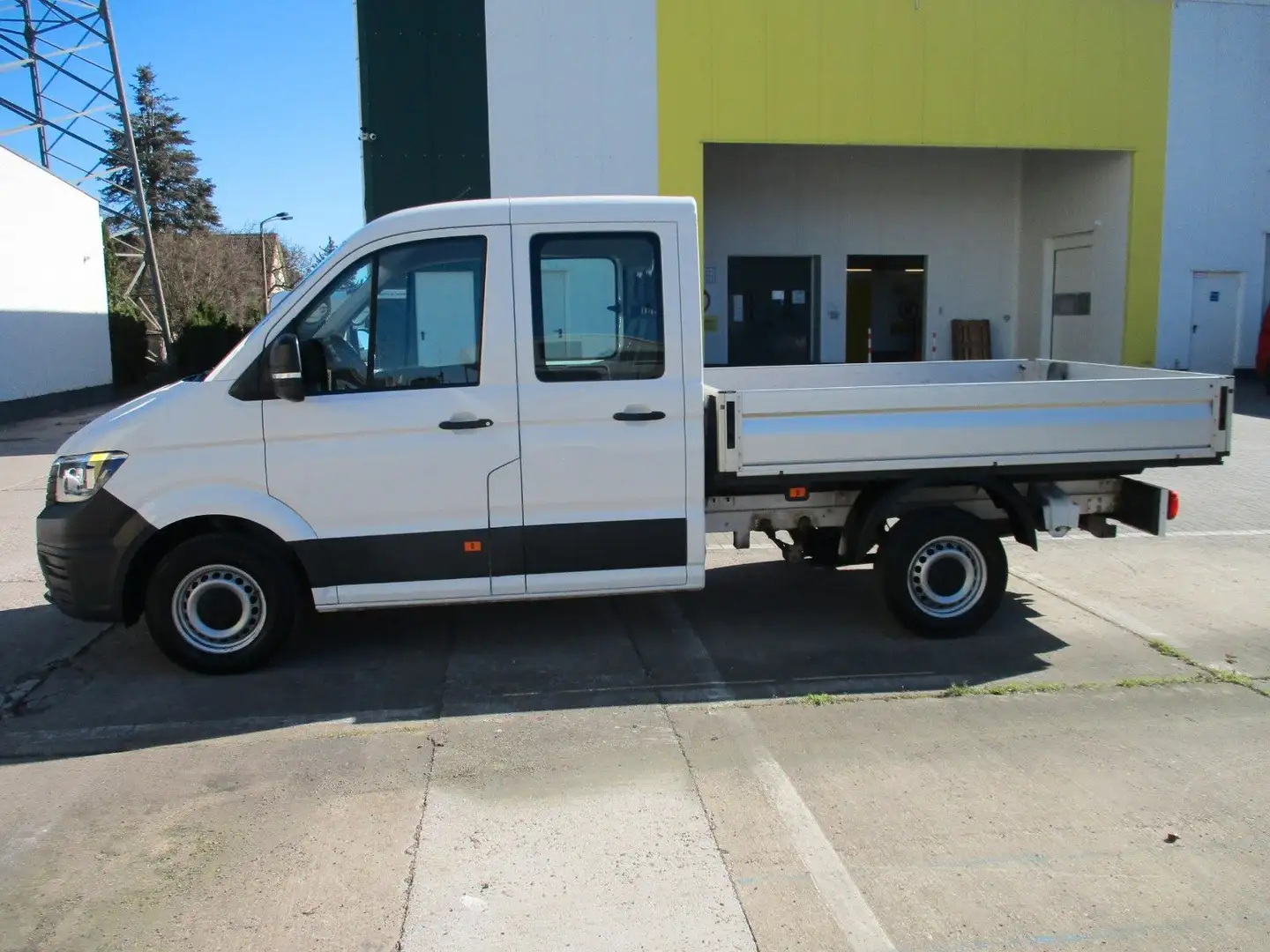 Volkswagen Crafter Pritsche  35DOKA *Automatik/Service Neu* Blanc - 2