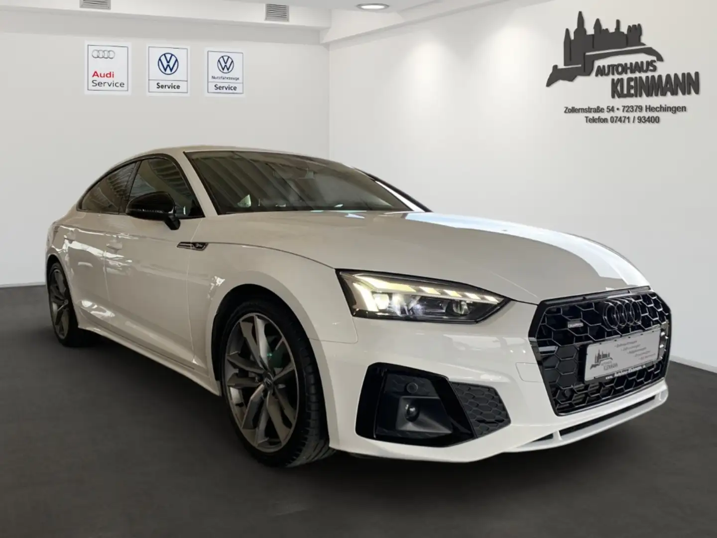 Audi A5 quattro S line 2.0 EU6d Sportback 40 TFSI quattro, Blanc - 2