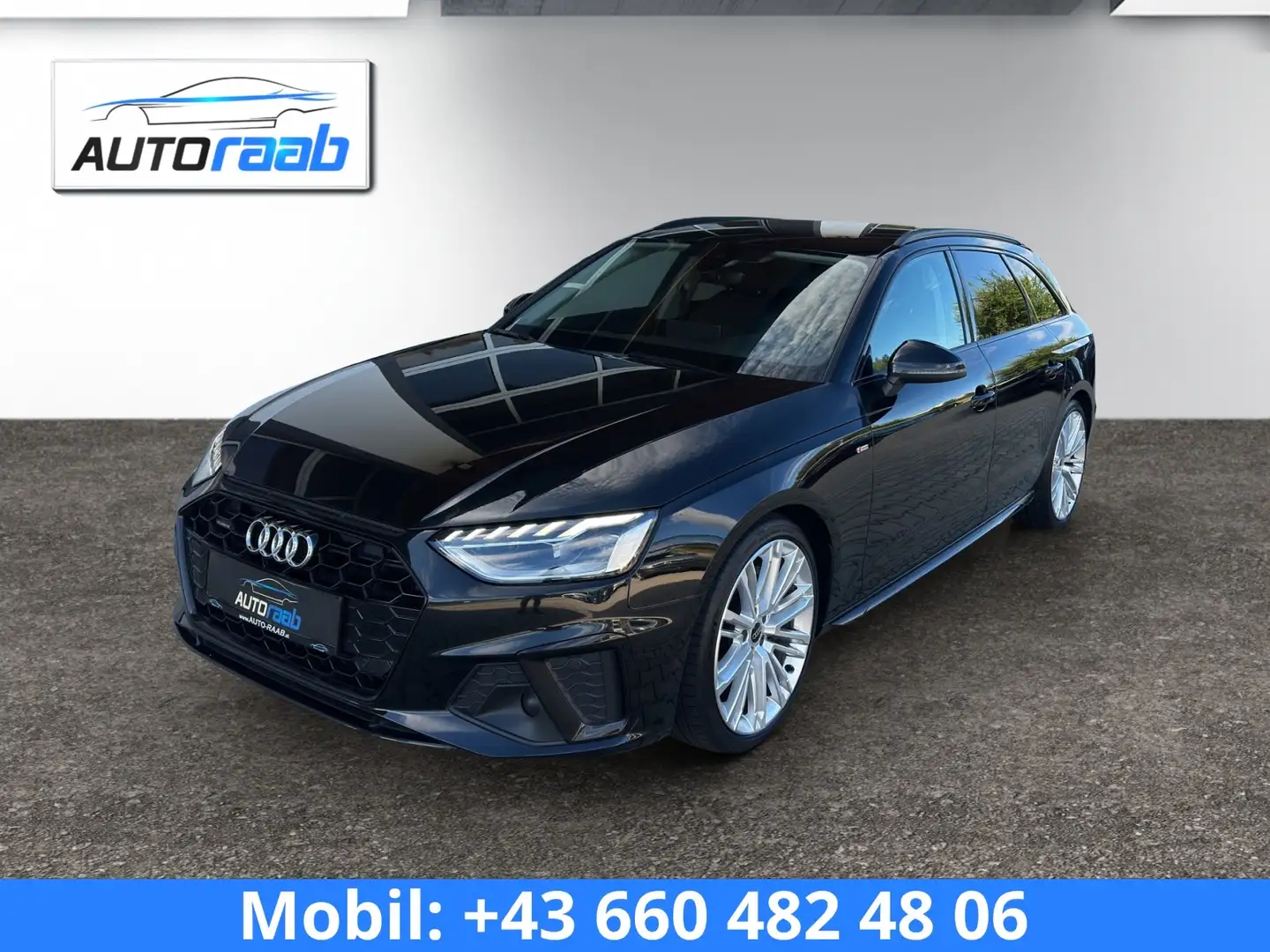 Audi A4 40 TDI quattro S-tronic S-line *AHV*RFK*LED*APP* Schwarz - 1