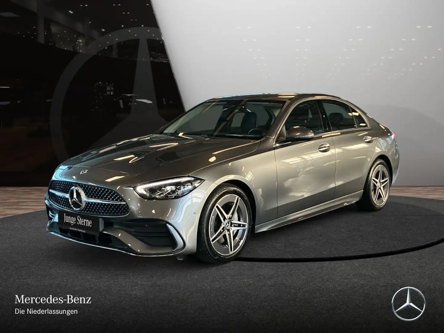 Mercedes-Benz C 200 d AMG+LED+KAMERA+TOTW+KEYLESS+9G Grau - 2