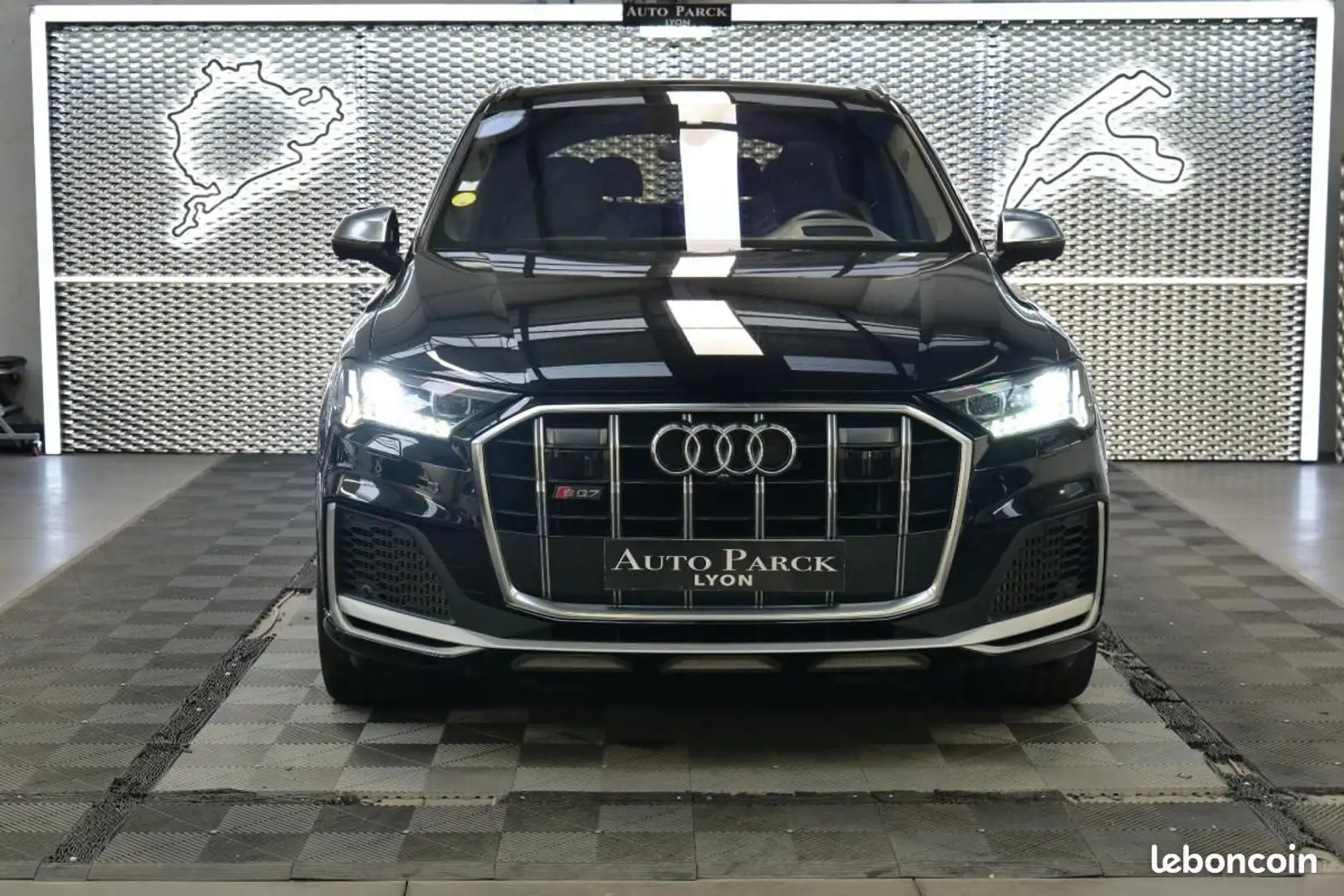 Audi SQ7 4.0 TDI 435CH 7 PLACES 1° MAIN FRANCAIS TVA RECUPERABLE MATRIX LED ATTELAGE SOFT CLOSE... Negro - 2