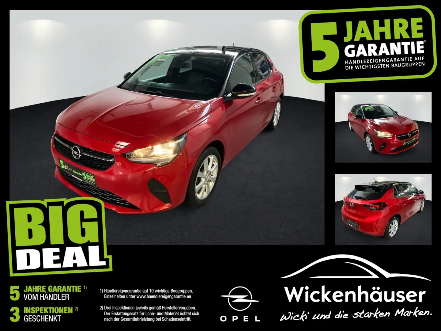 Opel Corsa F 1.2 Edition Style-Paket 16'' SpurH Rouge - 1