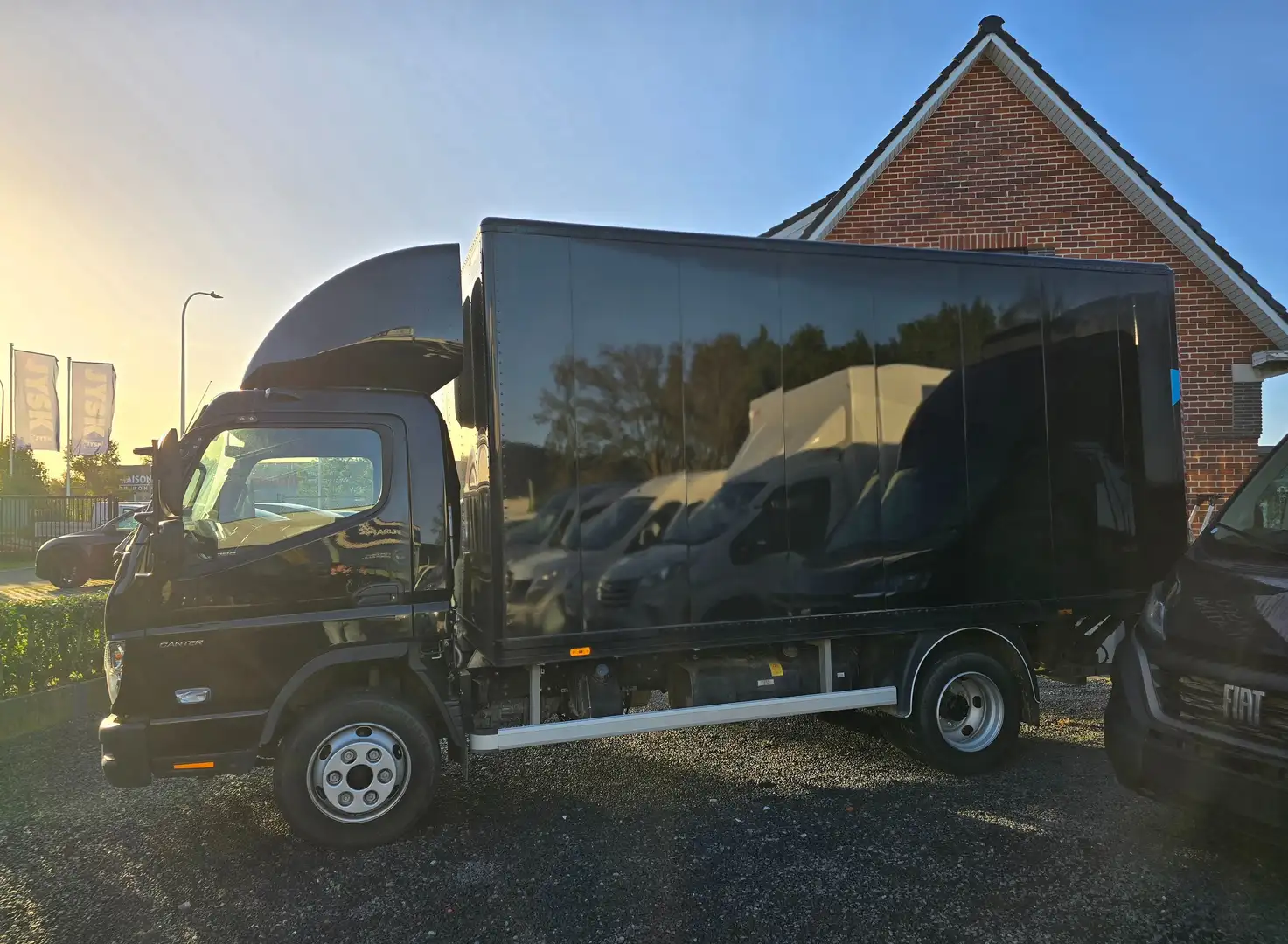 Mitsubishi Canter 7C15 LAADBRUG // ZIJDEUR Noir - 2