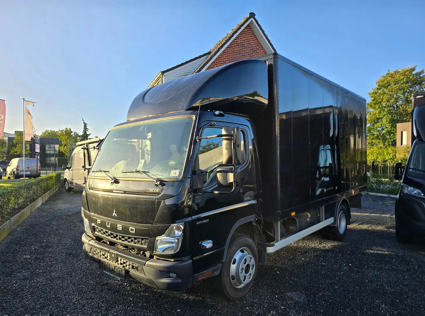 Mitsubishi Canter 7C15 LAADBRUG // ZIJDEUR Noir - 1