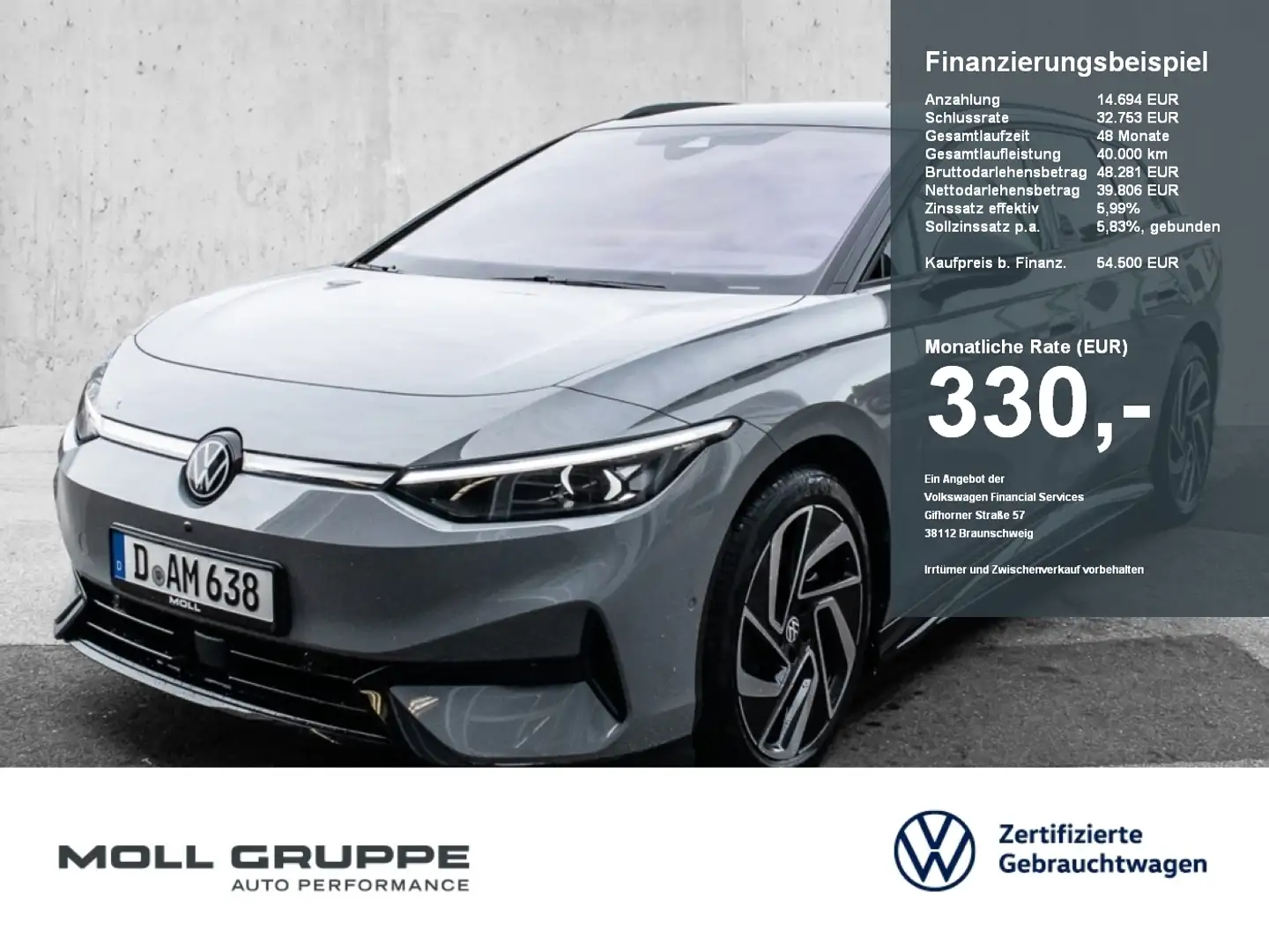 Volkswagen ID.7 Tourer Pro S ACC/MASSAGE/EL.HECK/PARKASS Schwarz - 1