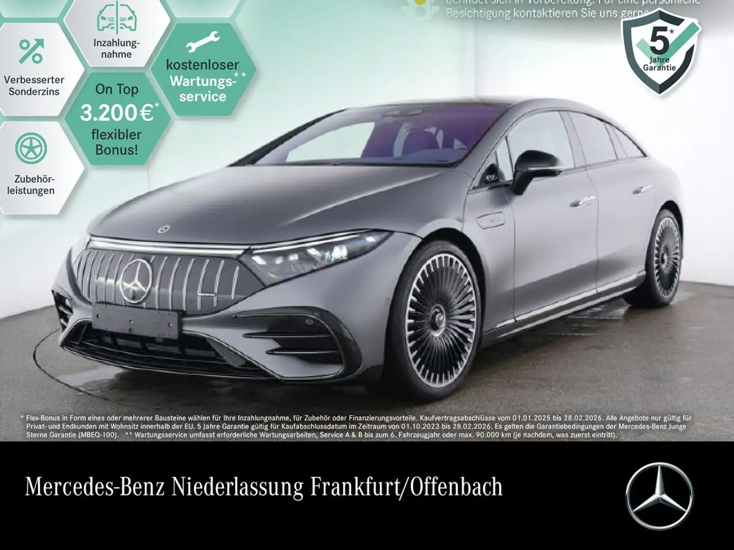 Mercedes-Benz EQS 53 AMG 4M Keramik Carbon Driversp Fahrass 360° Gris - 1
